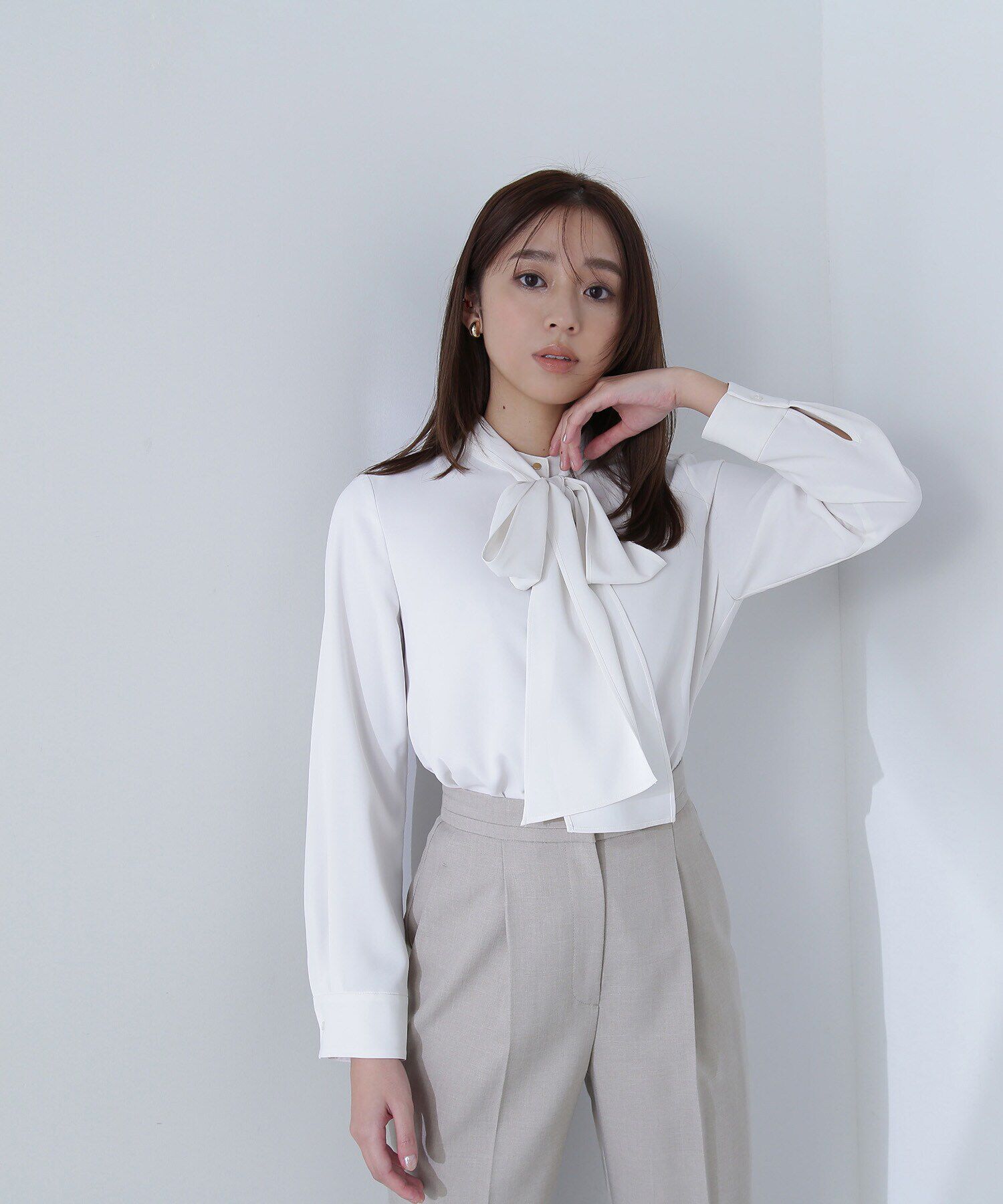  「リボンボウタイブラウス」|シャツ・ブラウス|