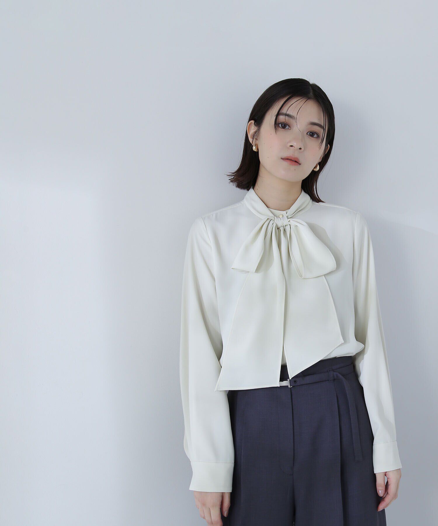  「リボンボウタイブラウス」|シャツ・ブラウス|