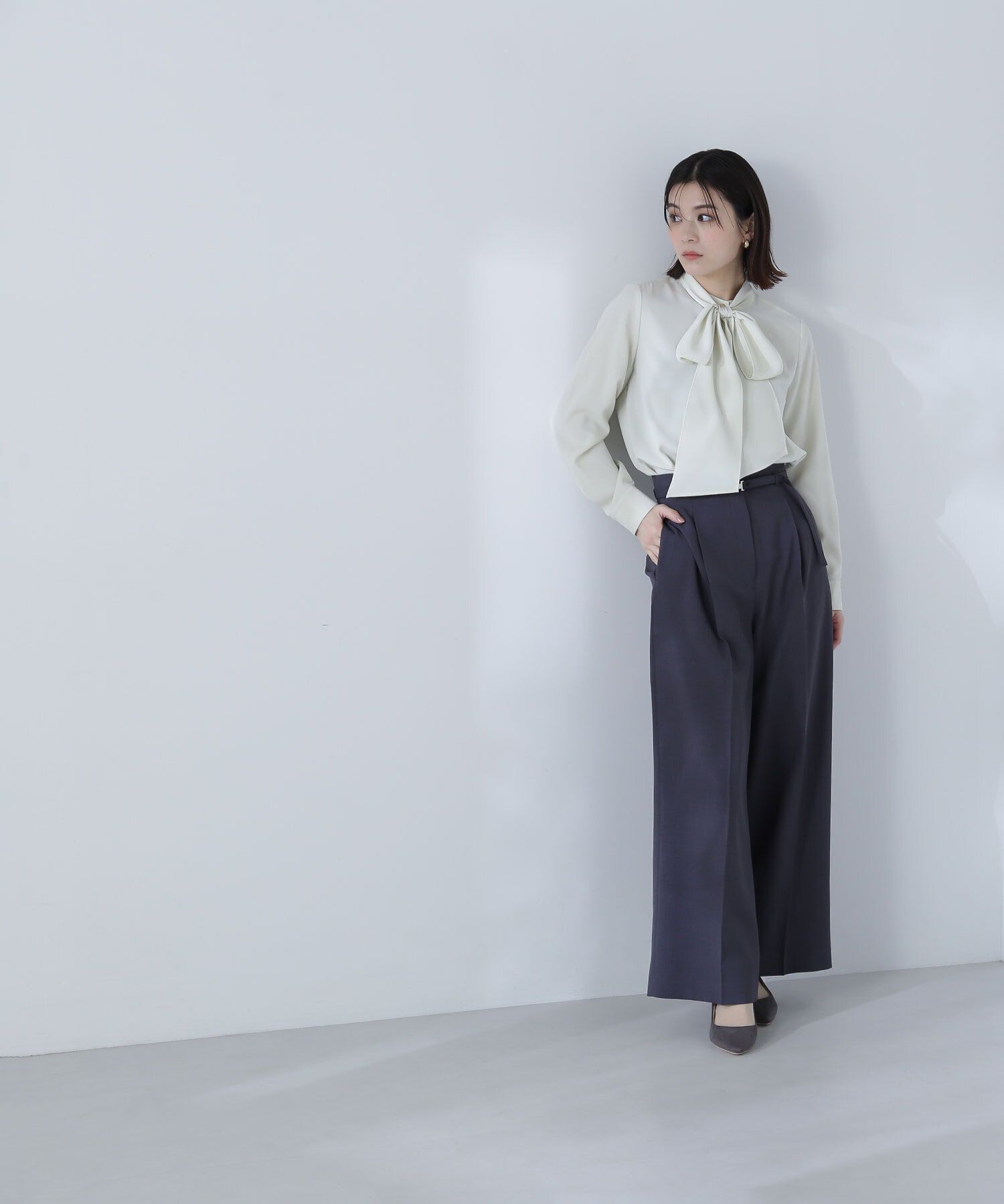  「リボンボウタイブラウス」|シャツ・ブラウス|