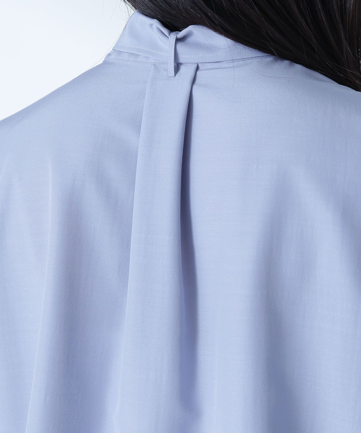  「タイ付デザインタックブラウス」|シャツ・ブラウス|