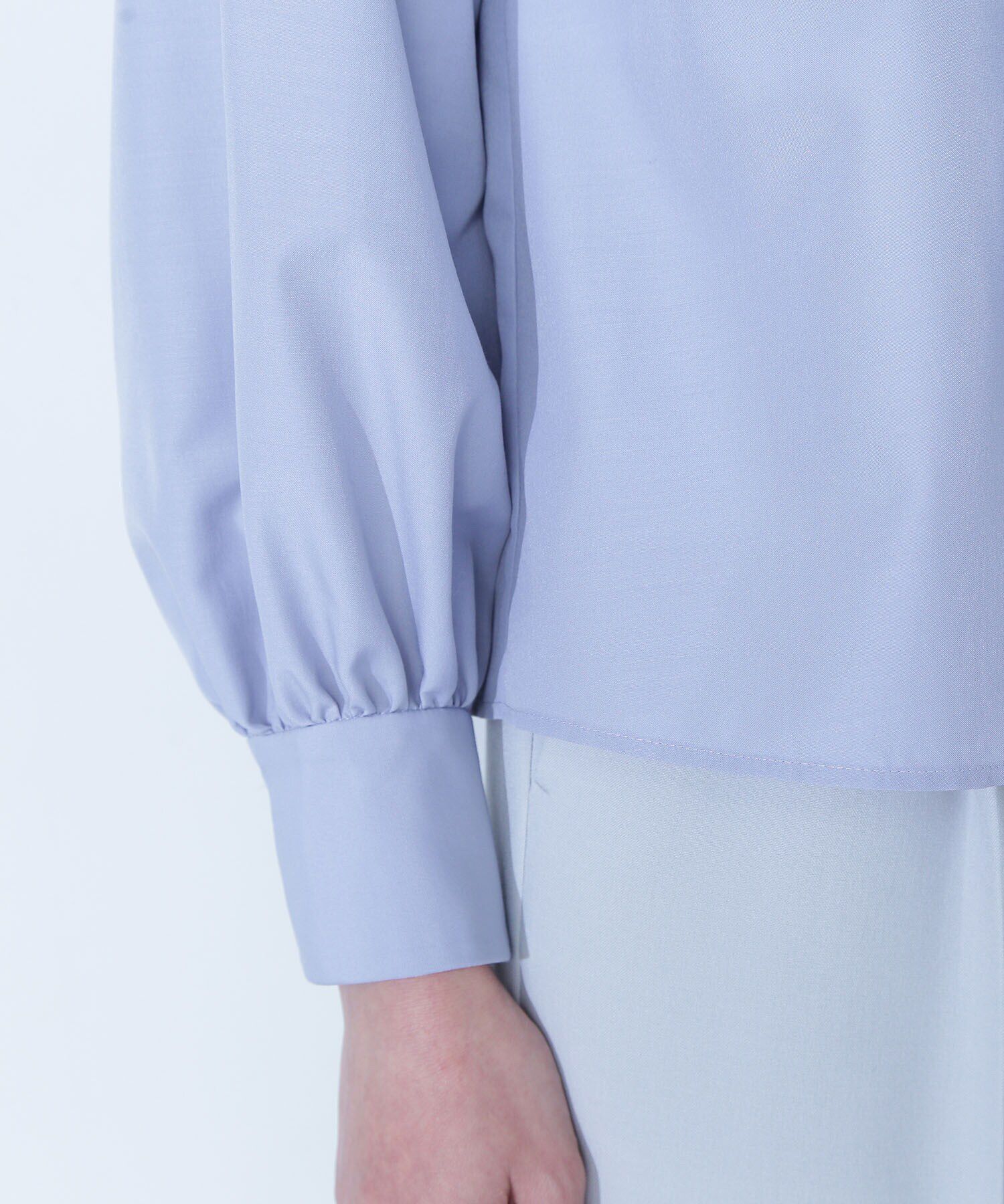  「タイ付デザインタックブラウス」|シャツ・ブラウス|