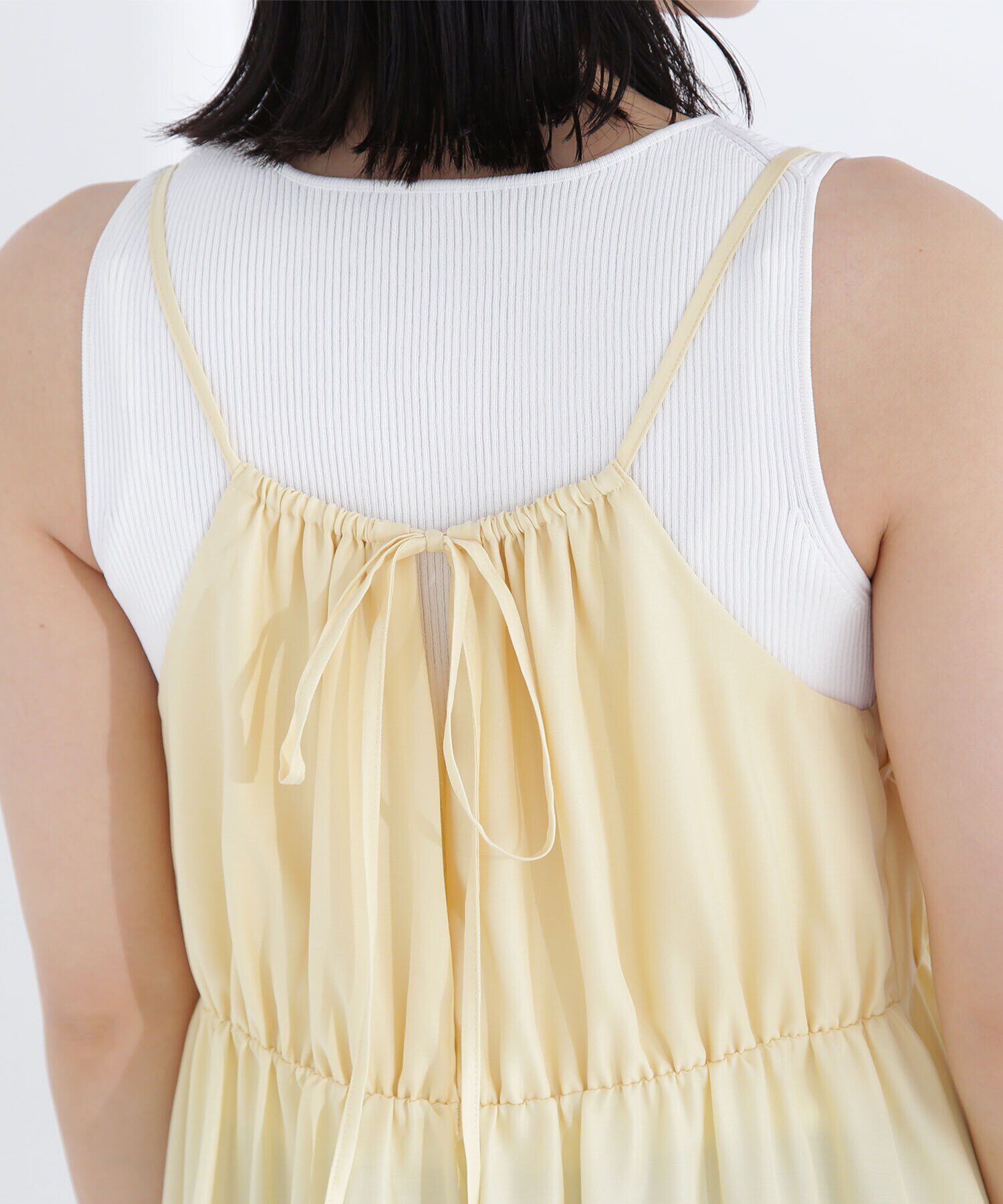  「キャザーキャミワンピース」|ワンピース|