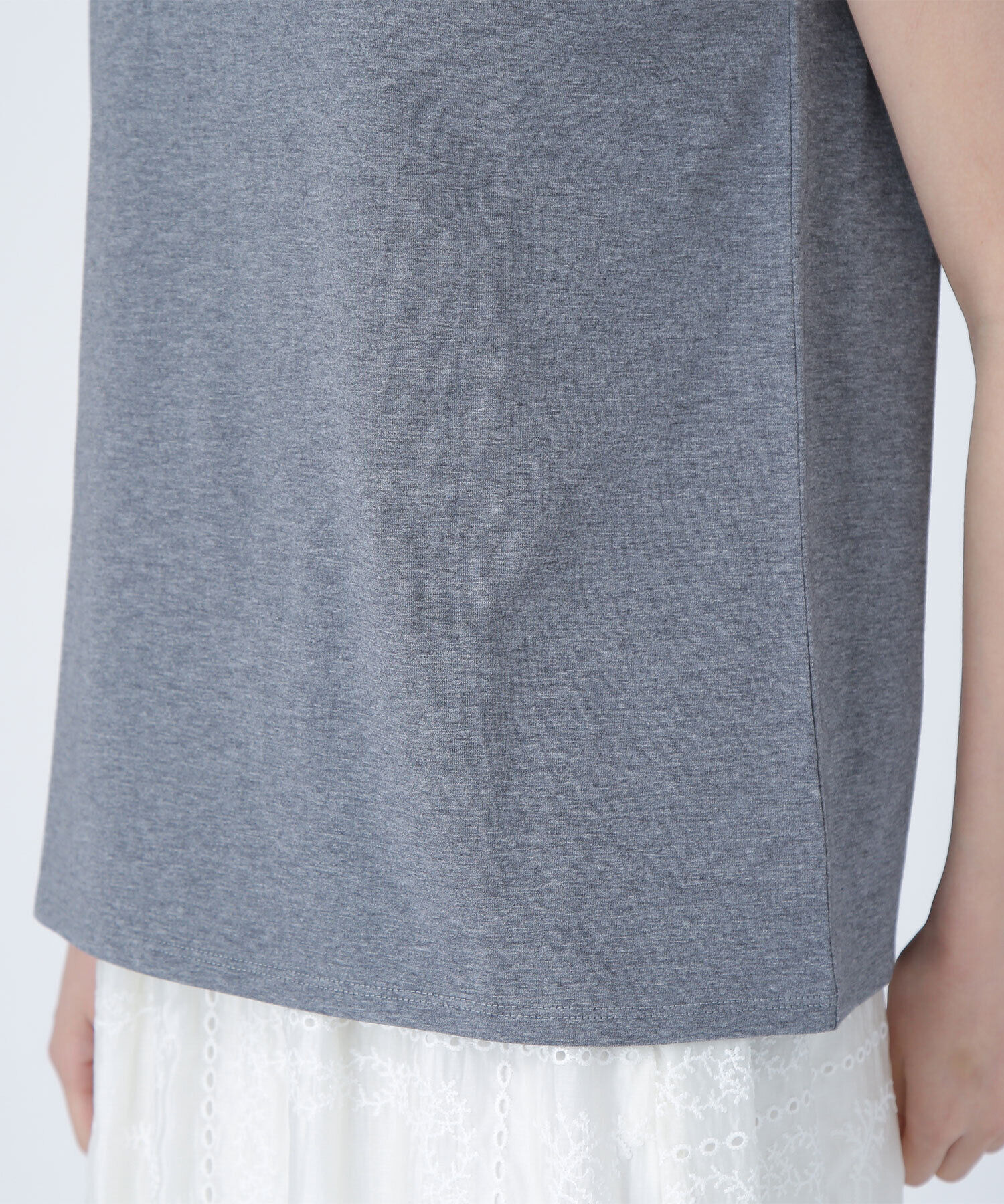  「メタルプレートノースリーブカットソー」|Tシャツ・カットソー|