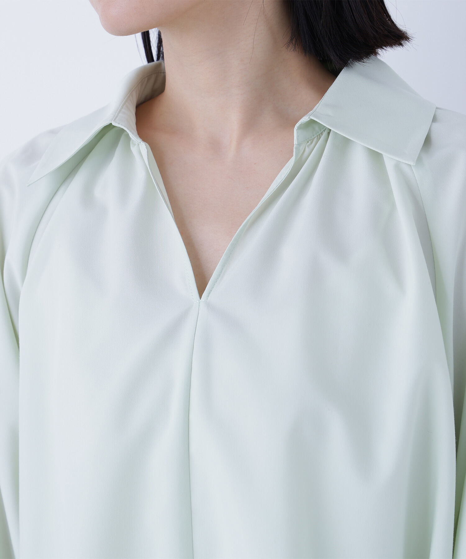  「スキッパーリボンタイブラウス」|シャツ・ブラウス|