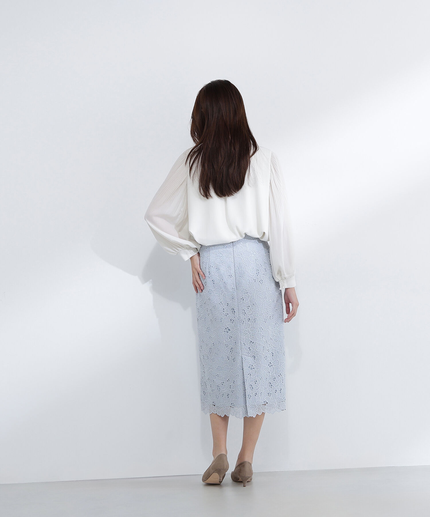  「メタルポイント楊柳ブラウス」|シャツ・ブラウス|