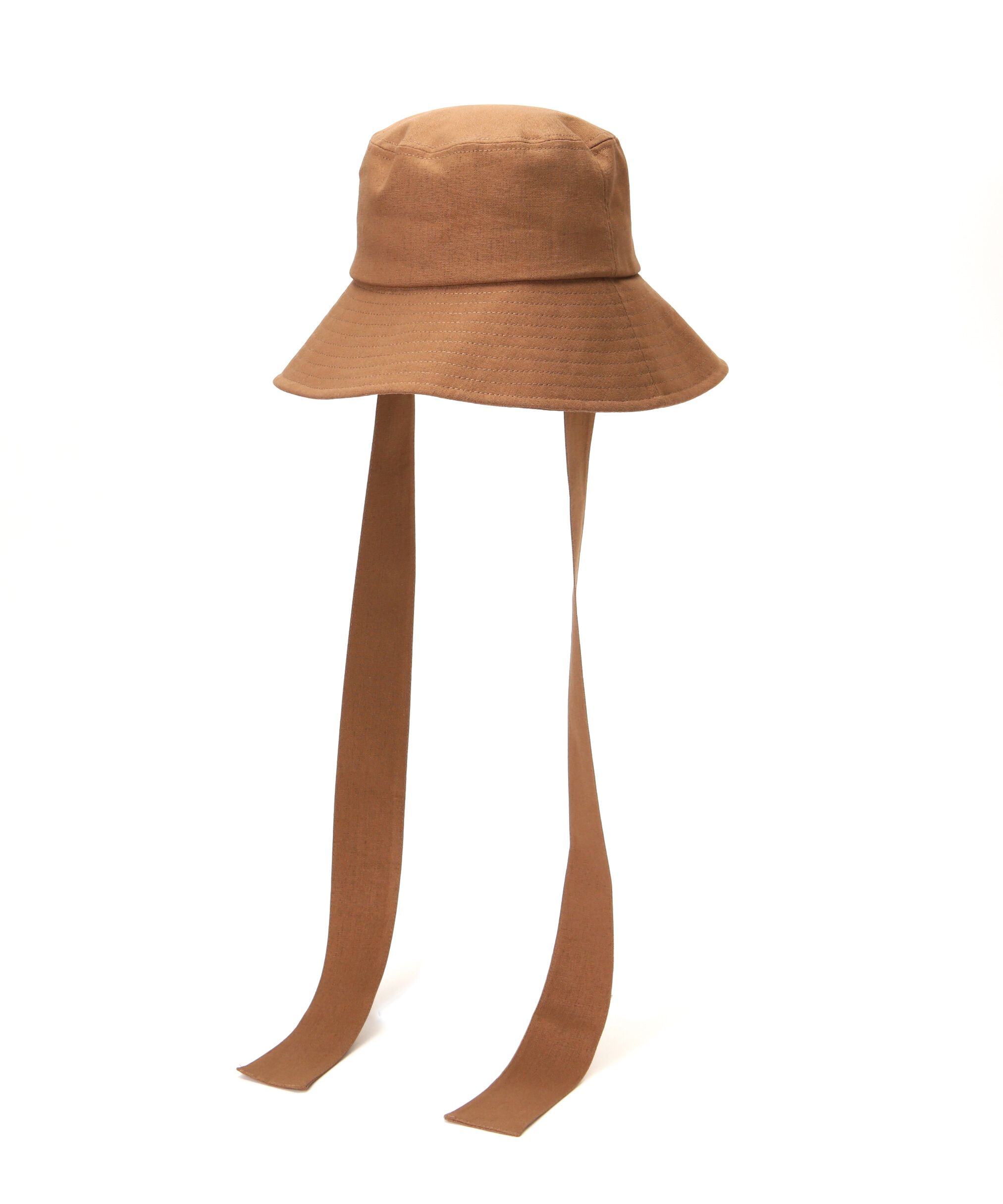  「リボン付きリネンライクバケット」|ソックス|