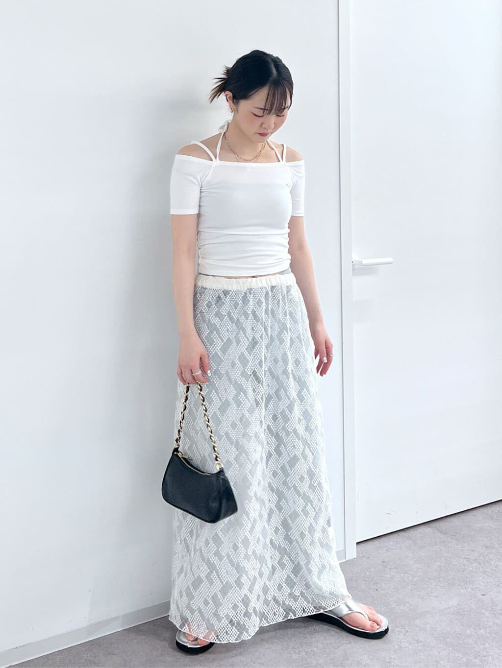  「オフショルホルターネックカットソー」|Tシャツ・カットソー|