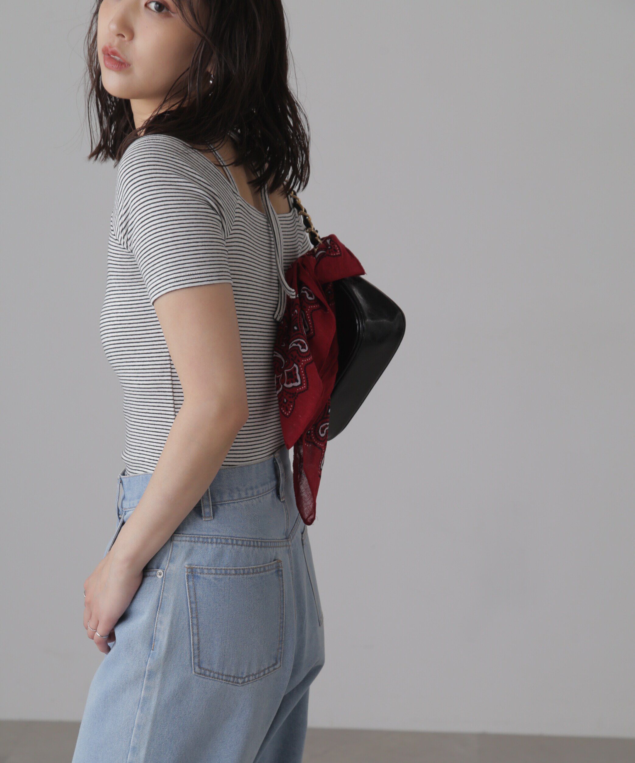  「オフショルホルターネックカットソー」|Tシャツ・カットソー|