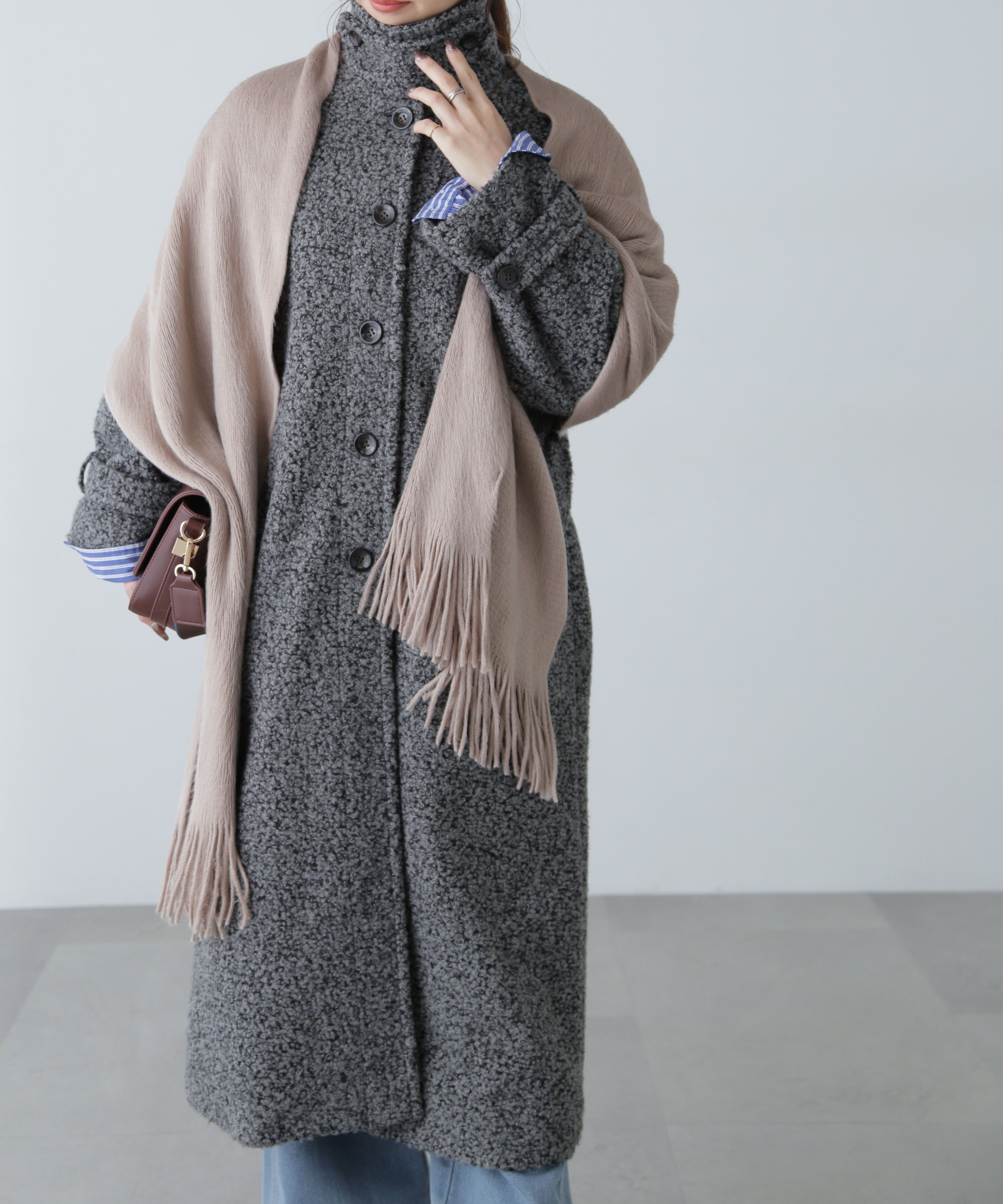  「2wayブークレステンカラーロングコート」|その他|