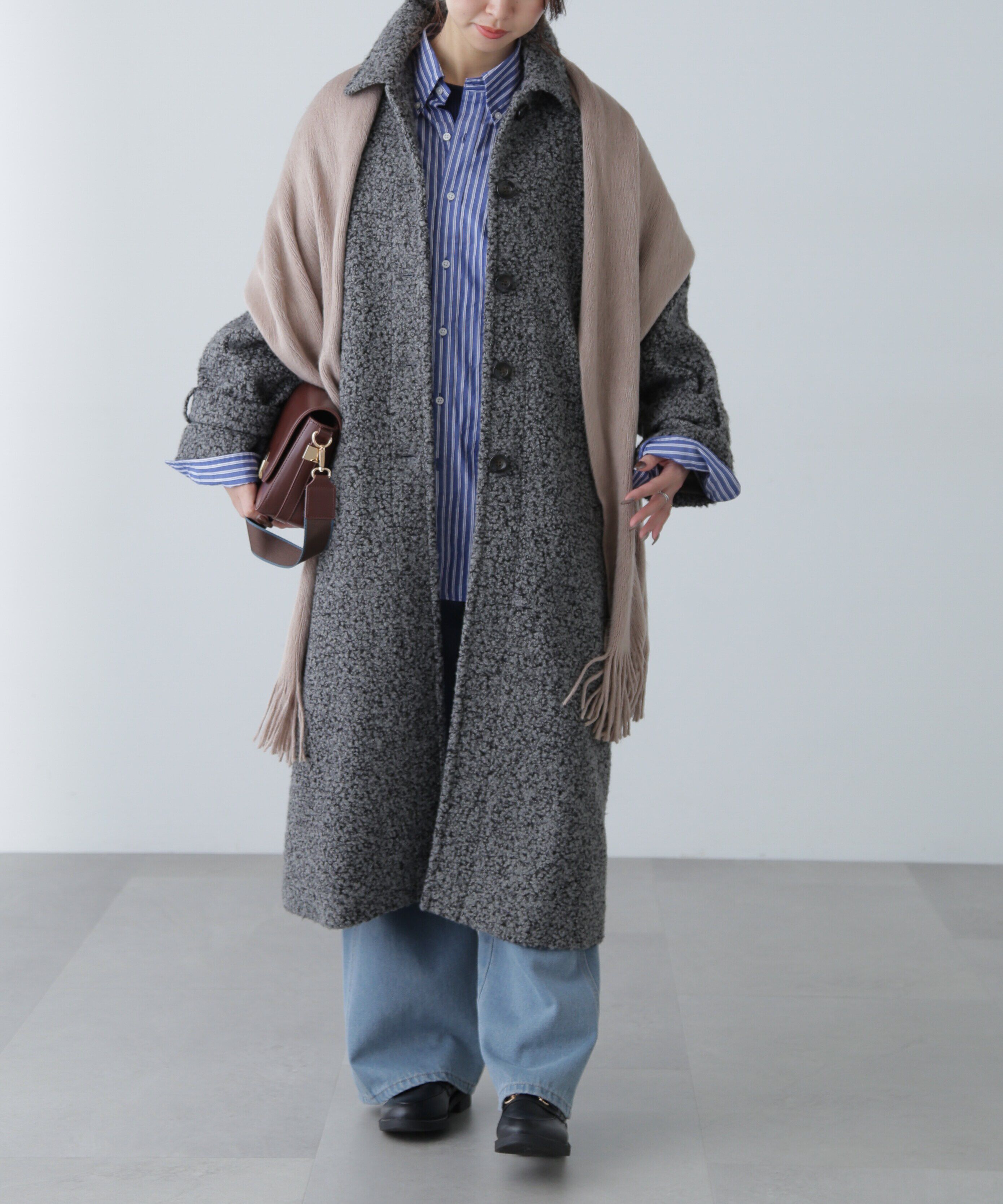  「2wayブークレステンカラーロングコート」|その他|