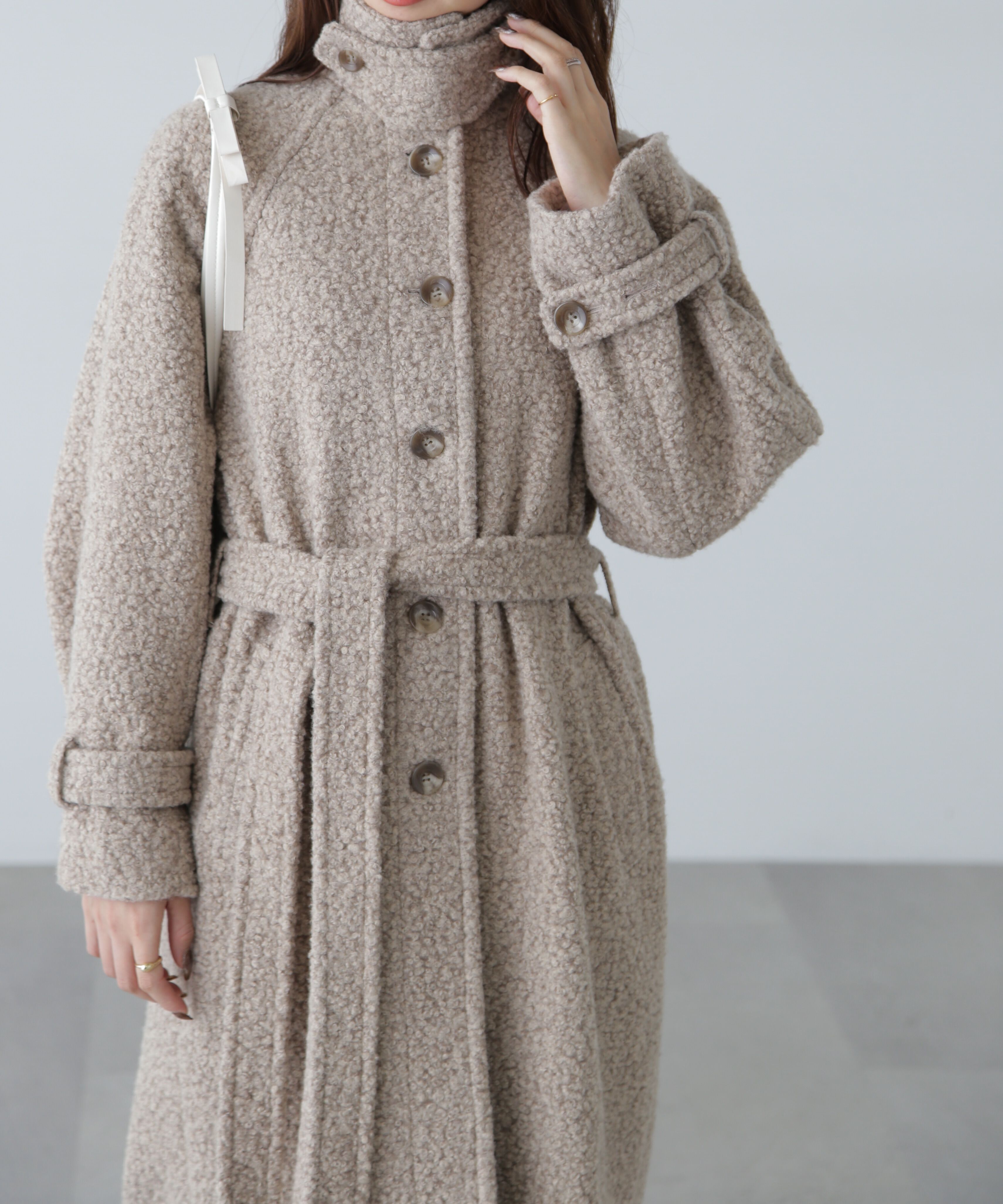  「2wayブークレステンカラーロングコート」|その他|