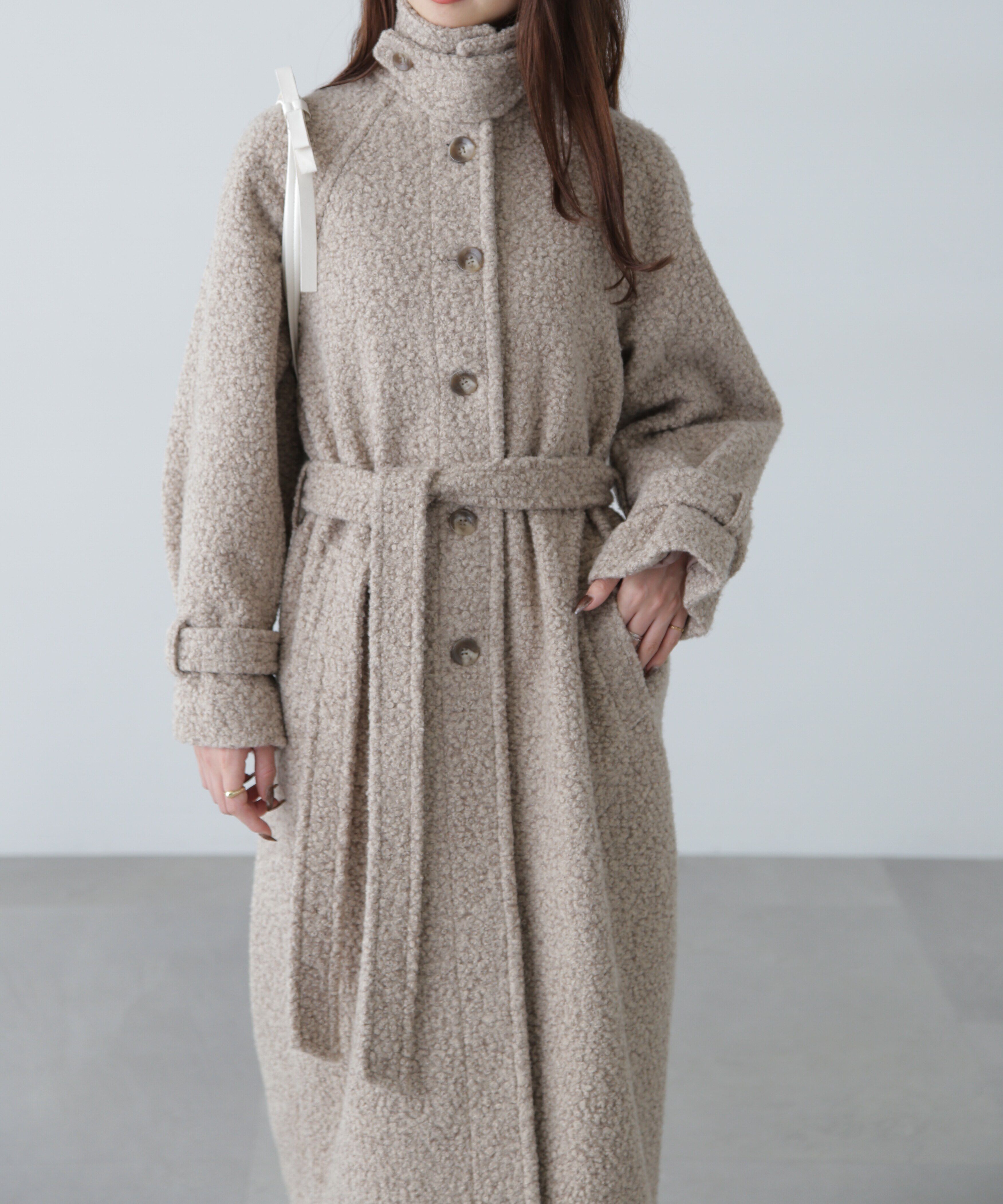  「2wayブークレステンカラーロングコート」|その他|