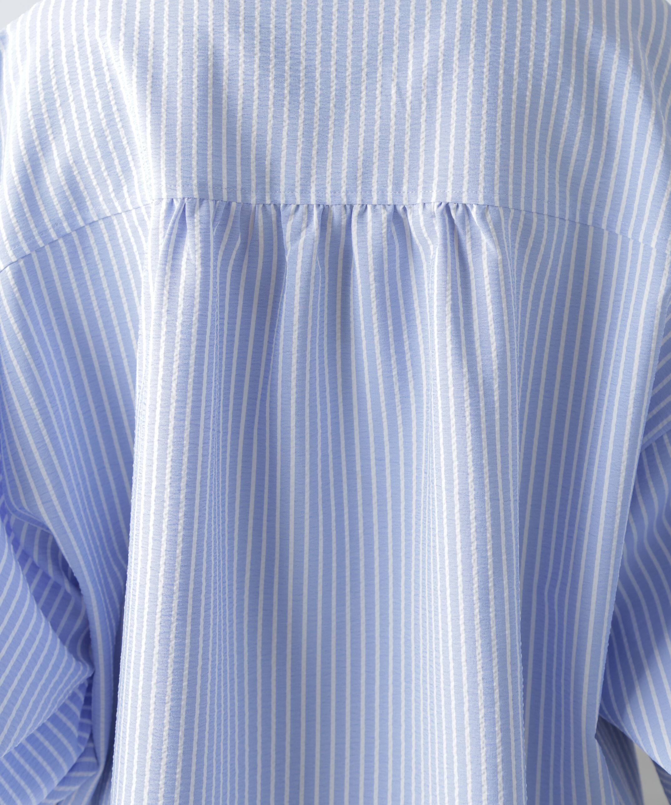  「袖シャーリングオーバーシャツ」|シャツ・ブラウス|