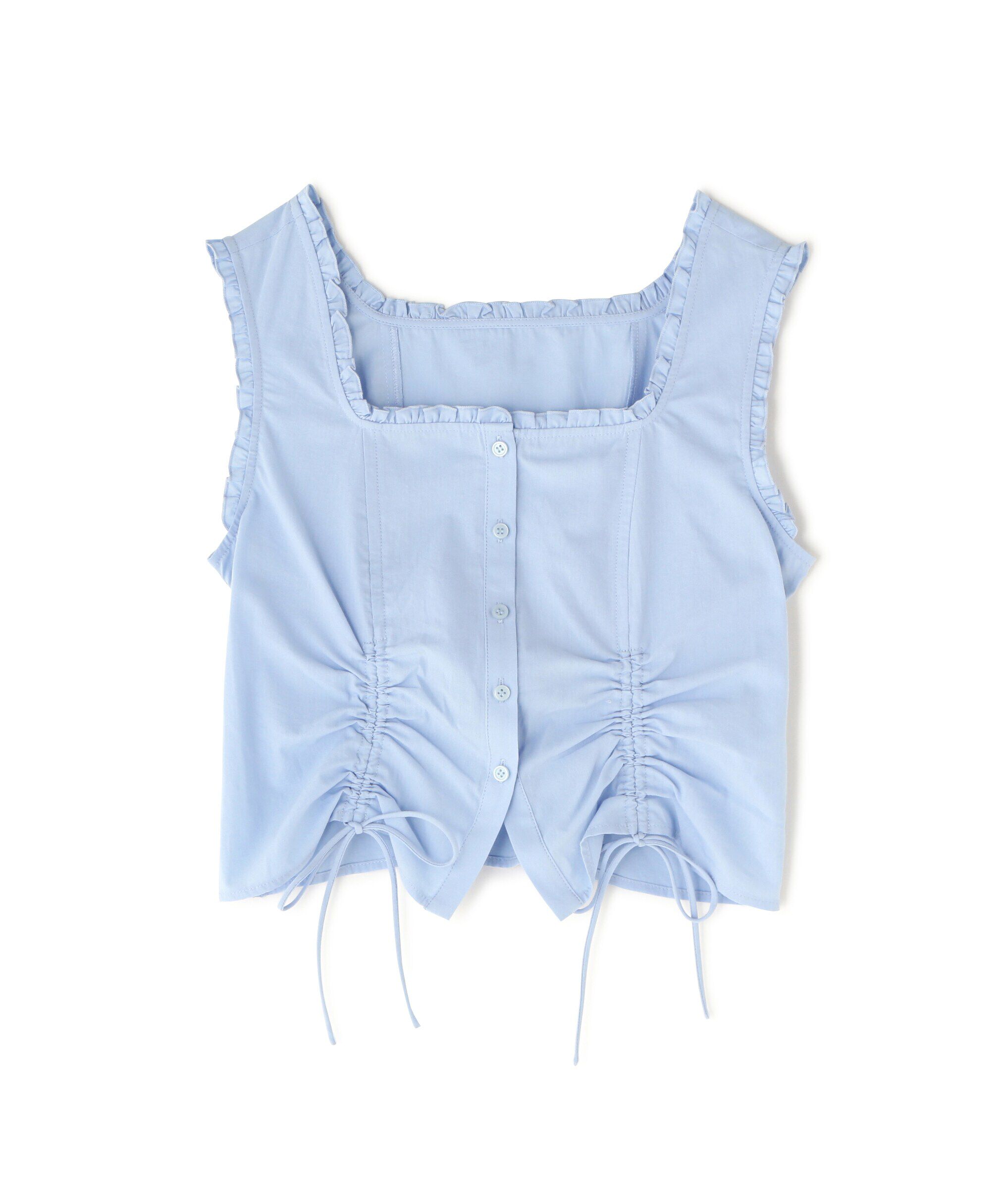  「ドロストノースリーブブラウス」|シャツ・ブラウス|