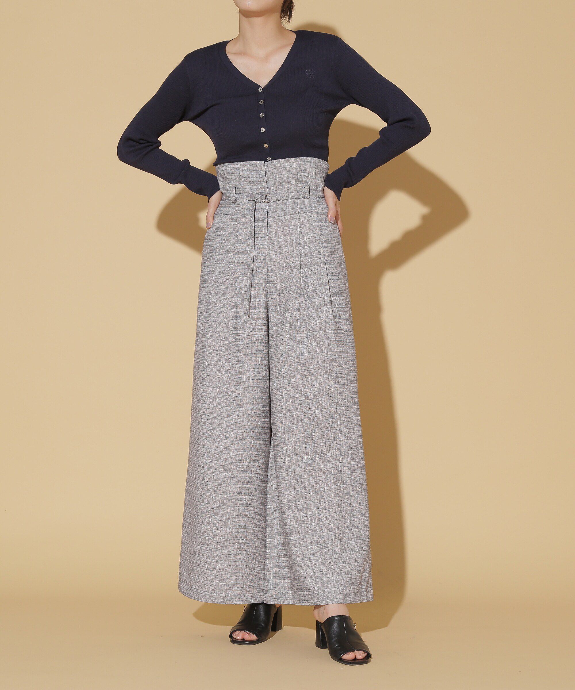  「2wayハイウエストワイドパンツ」|その他|