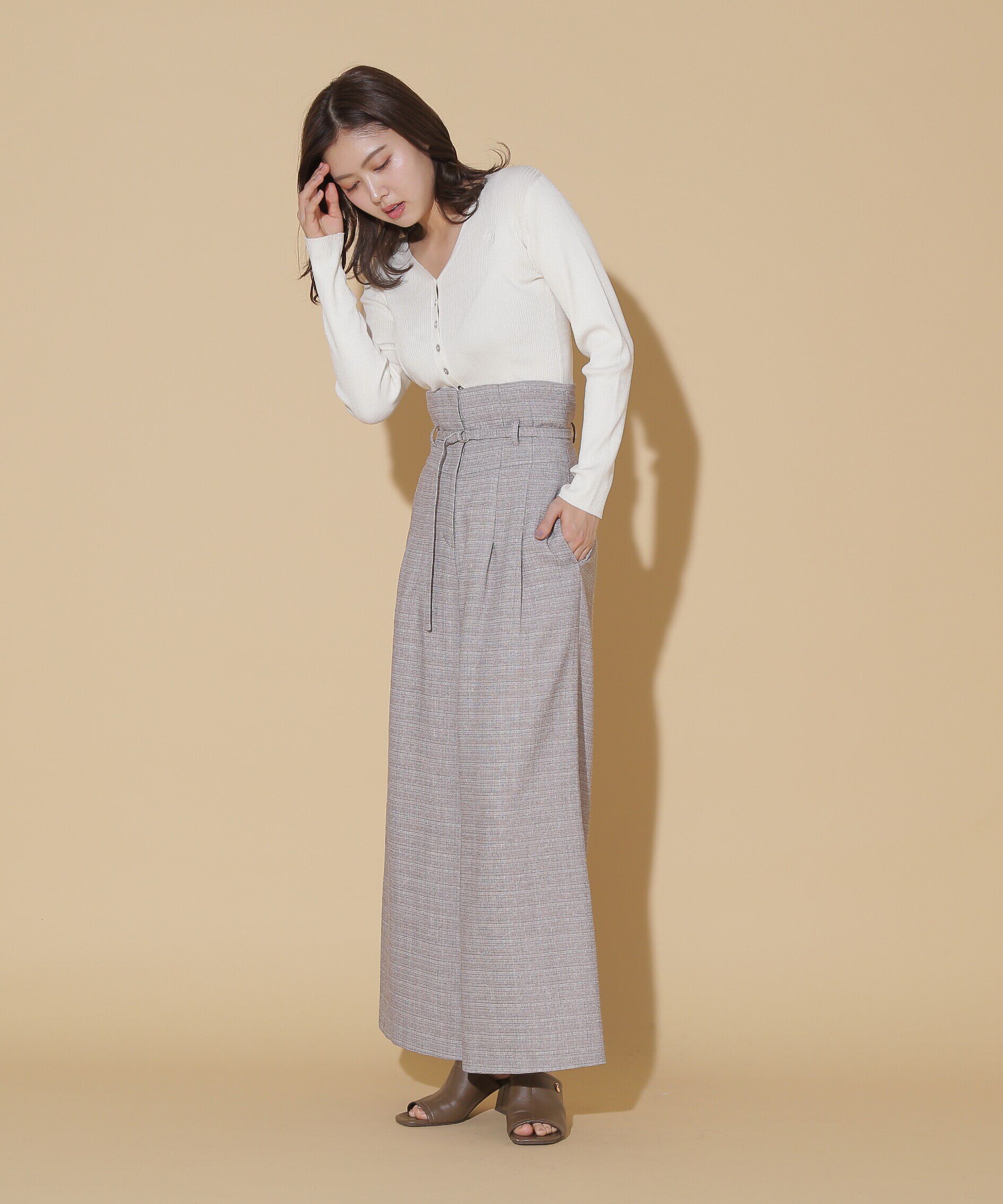  「2wayハイウエストワイドパンツ」|その他|