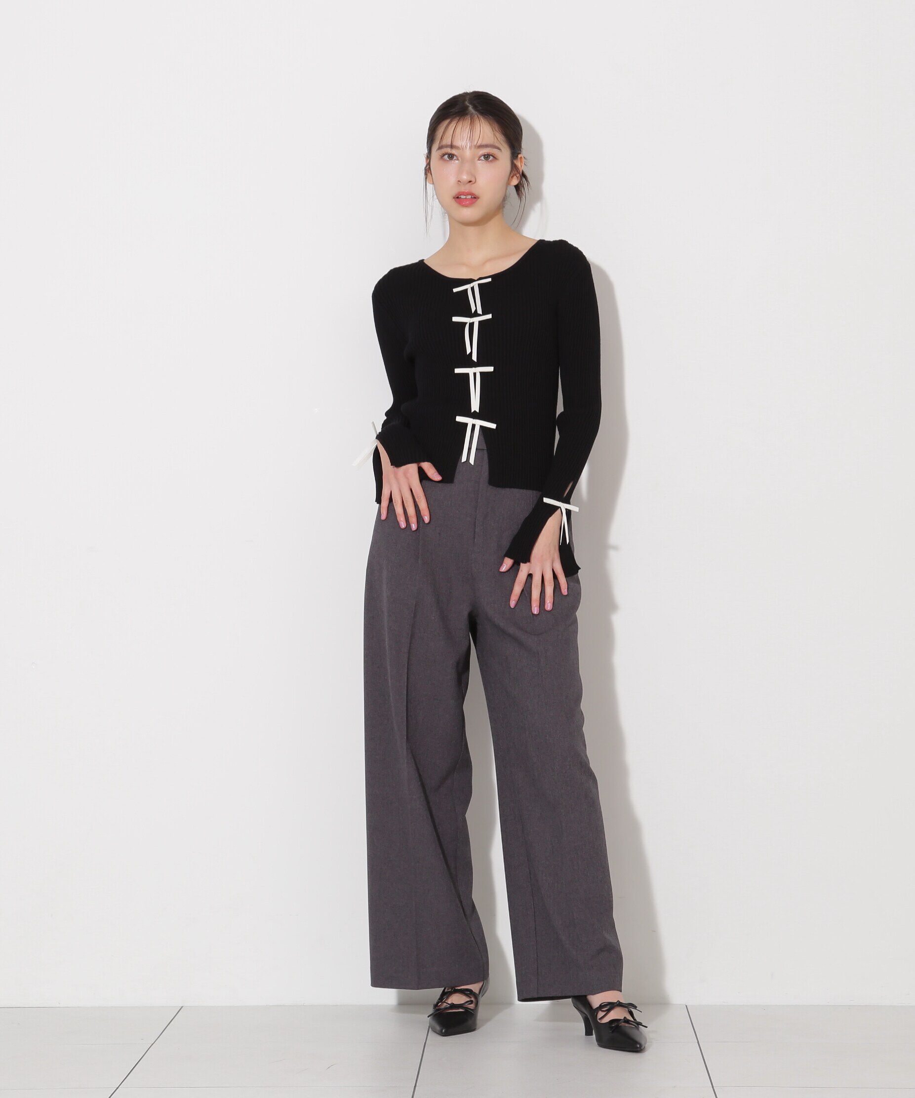  「バックレースダウンセンタープレスパンツ」|その他|