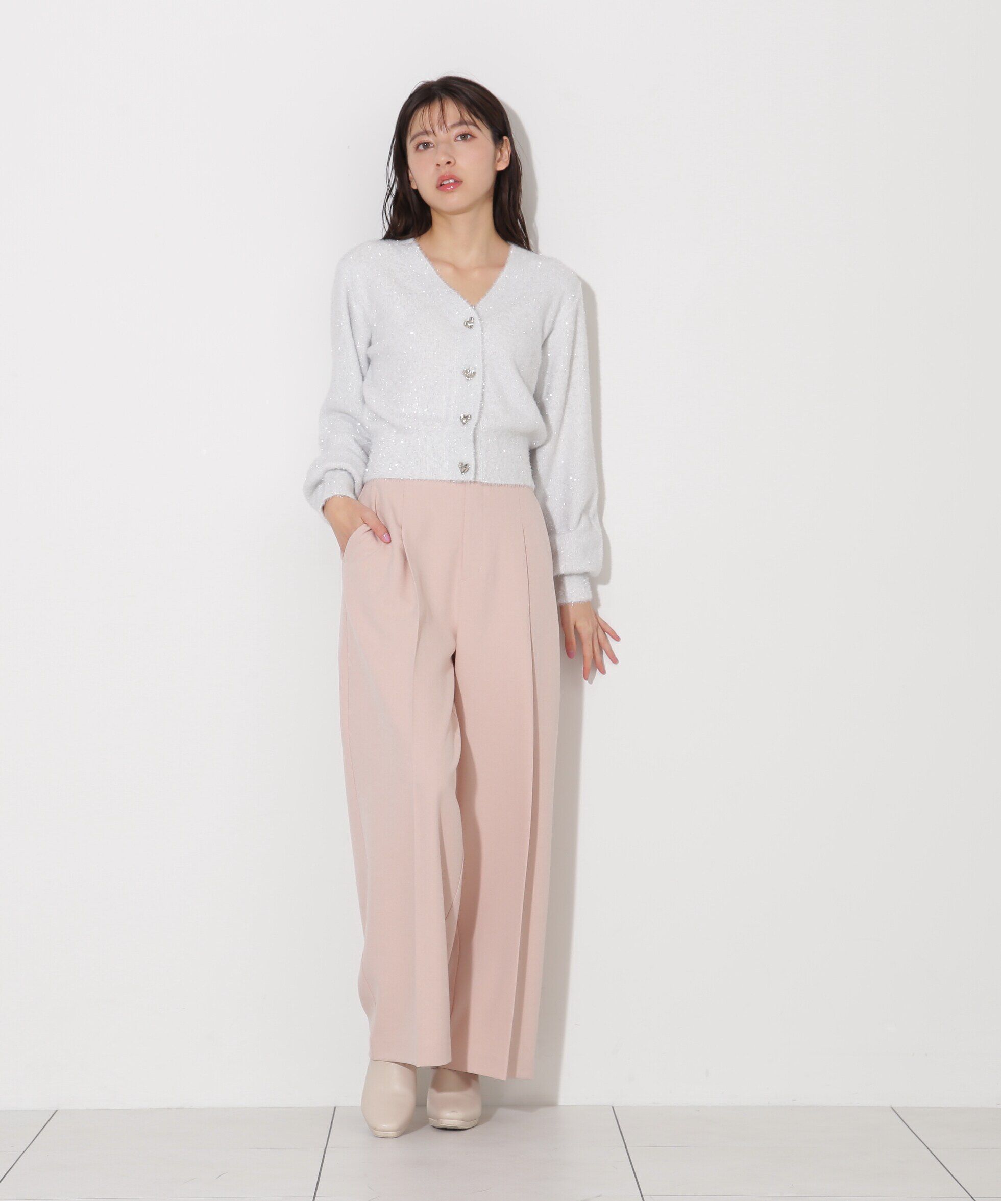  「バックレースダウンセンタープレスパンツ」|その他|