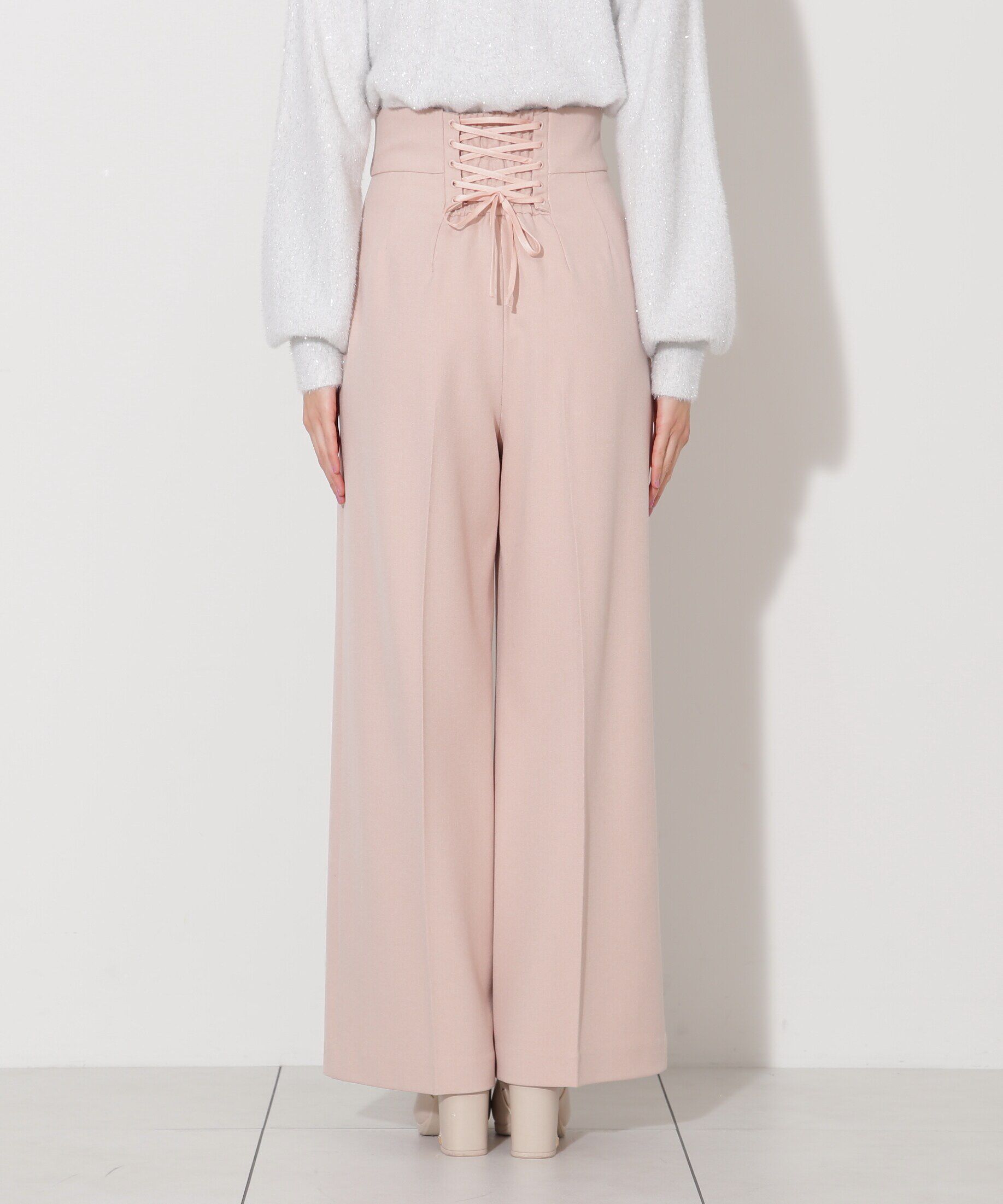  「バックレースダウンセンタープレスパンツ」|その他|