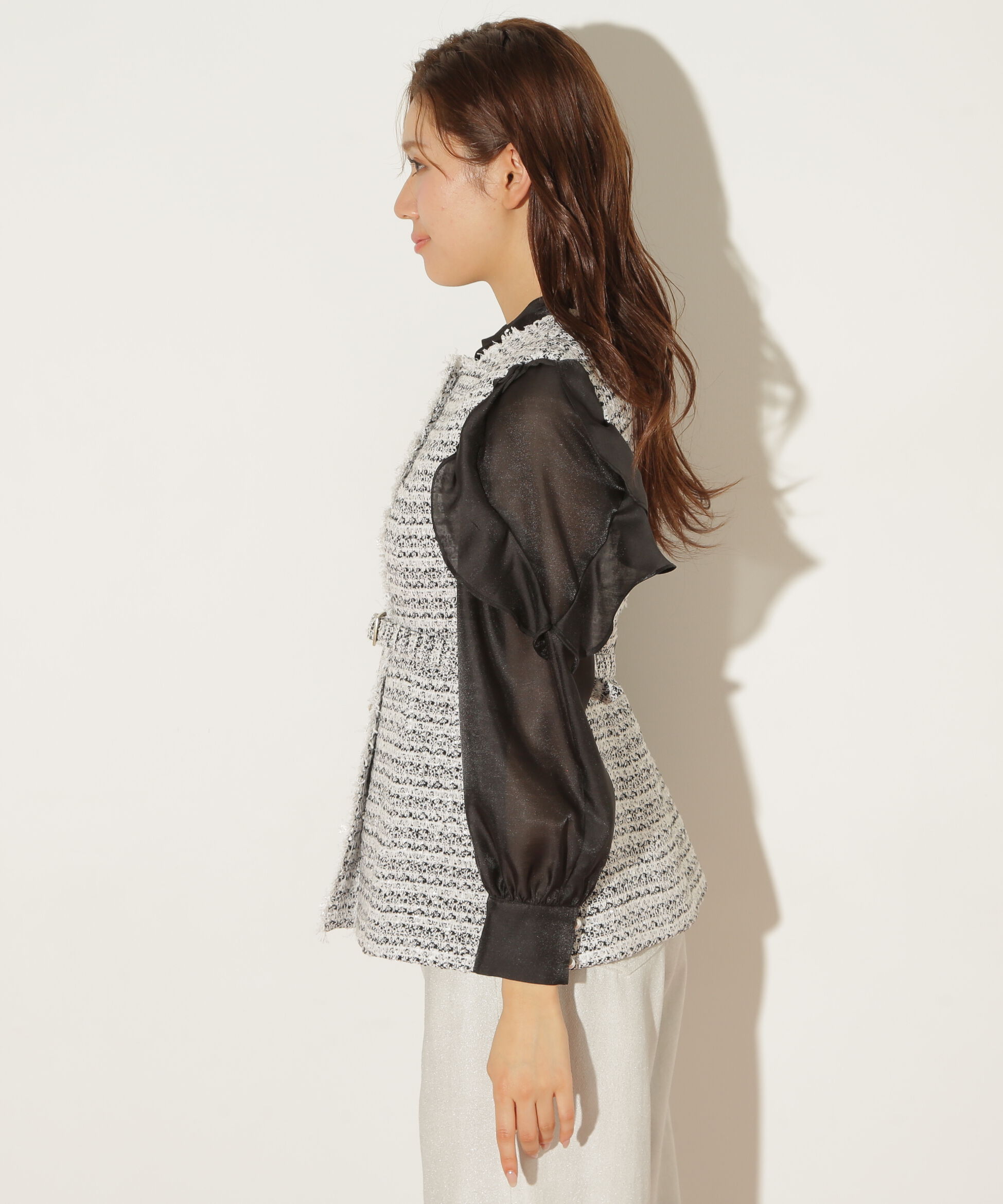  「ベルト付きノーカラージレ」|その他|