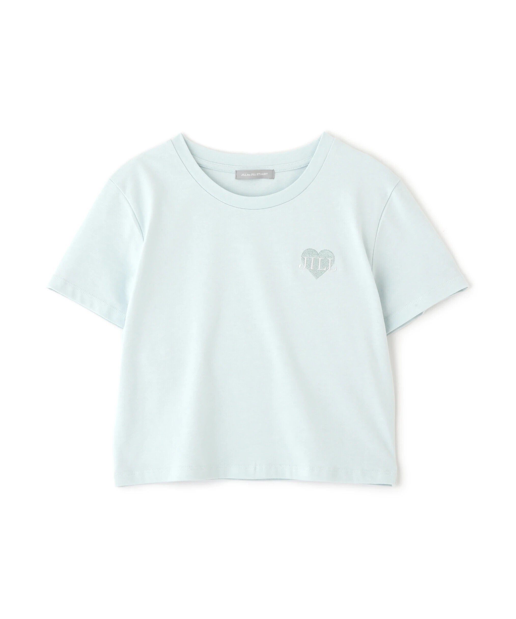  「クロップドハート刺繍Tシャツ」|Tシャツ・カットソー|