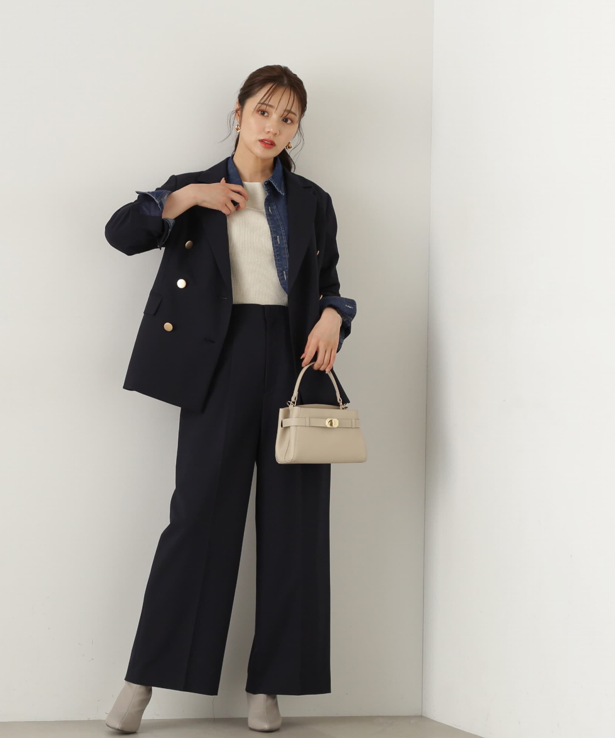 PROPORTION BODY DRESSING「サイドゴムワイドパンツ24AW」|その他|