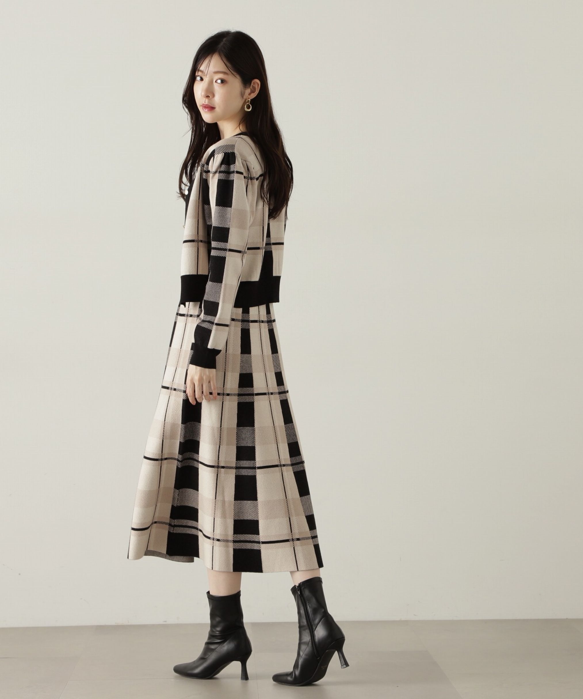 PROPORTION BODY DRESSING「チェックカーディガン」|カーディガン|