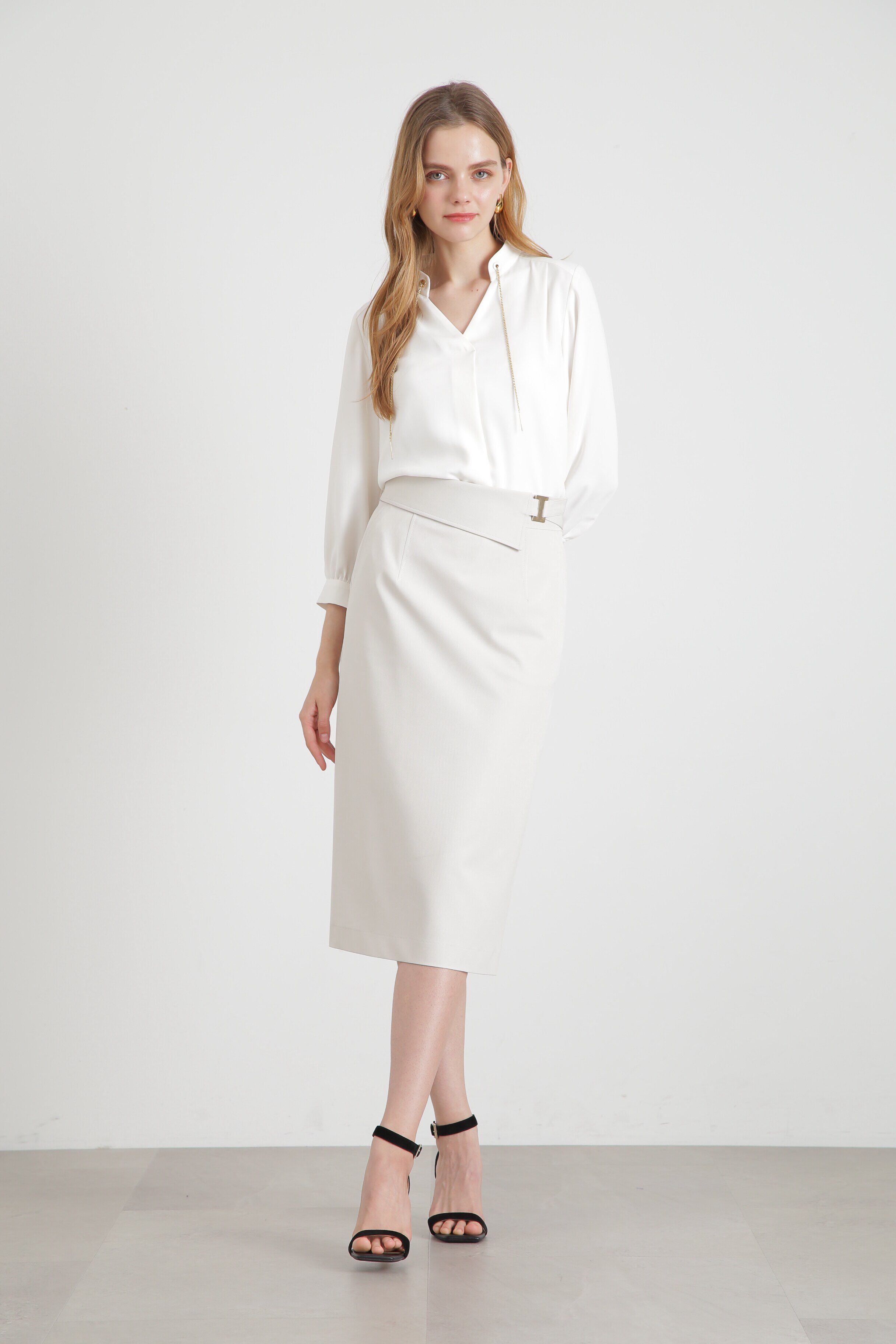  「◆メタルプレートタイトスカート」|スカート|