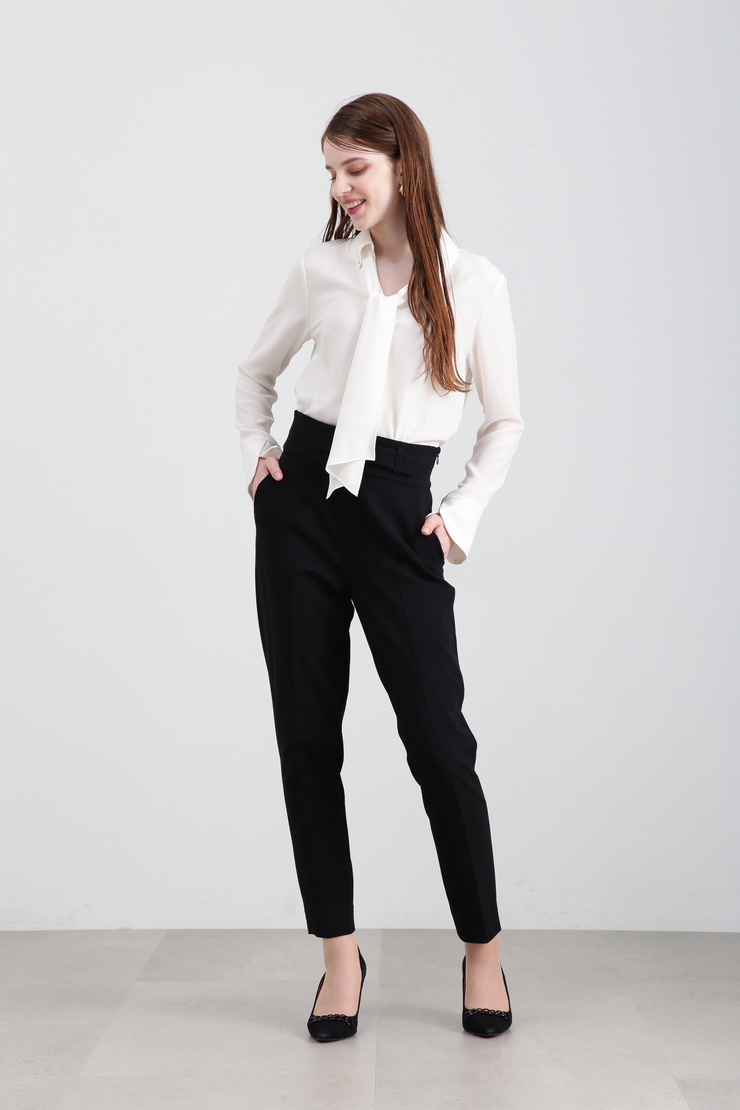  「◆ボタンダウンボウタイシャツ」|シャツ・ブラウス|