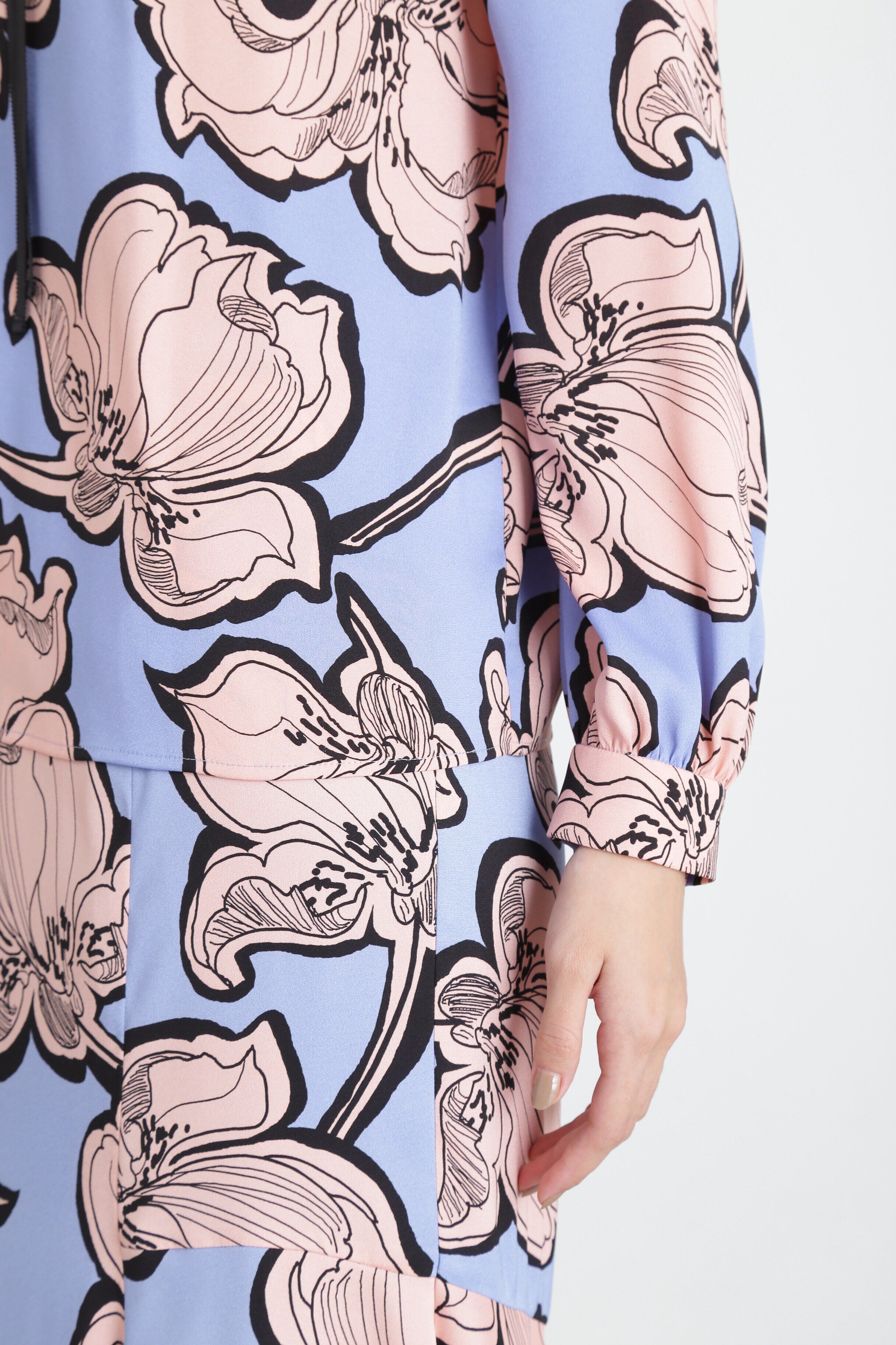  「◆アブストラクトリーフプリントブラウス」|シャツ・ブラウス|