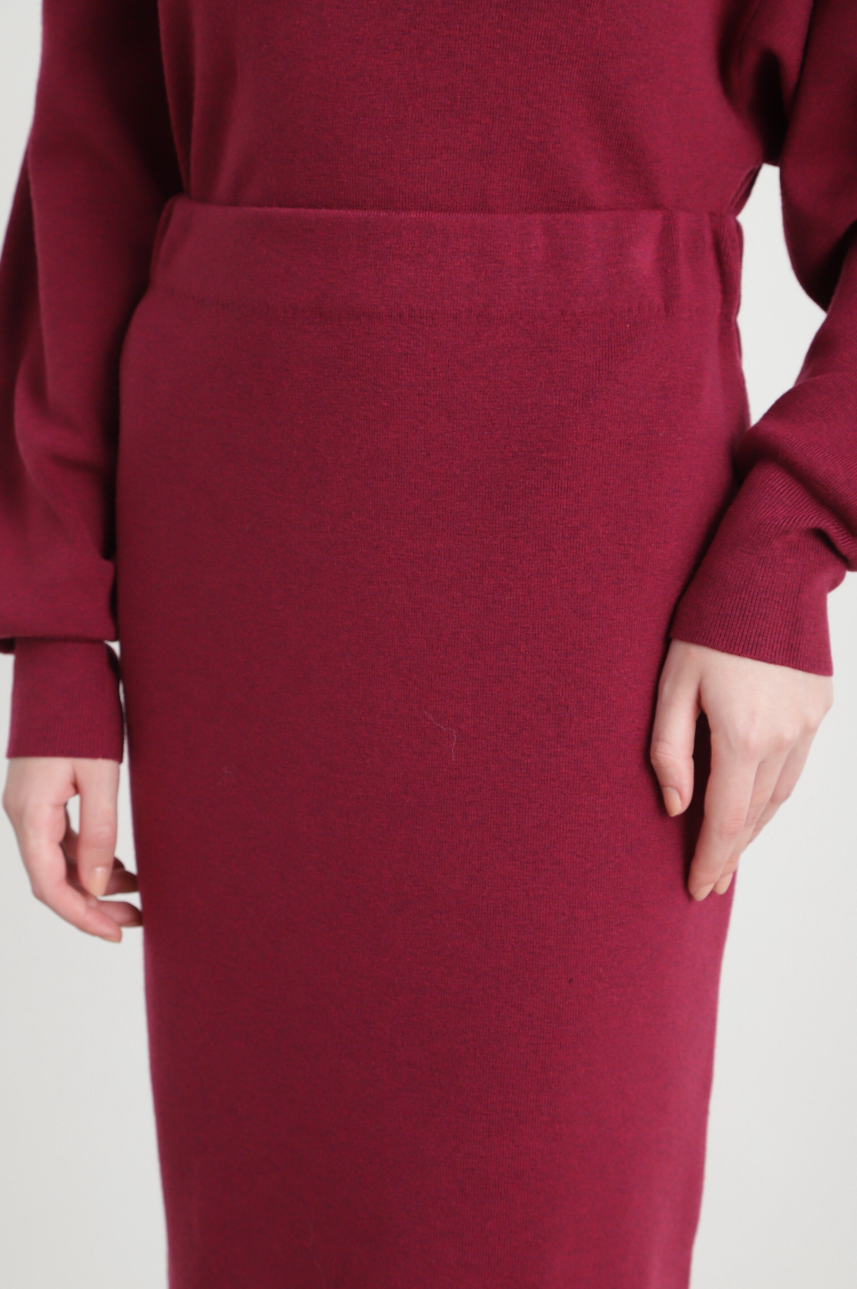  「バックベンツニットスカート」|スカート|