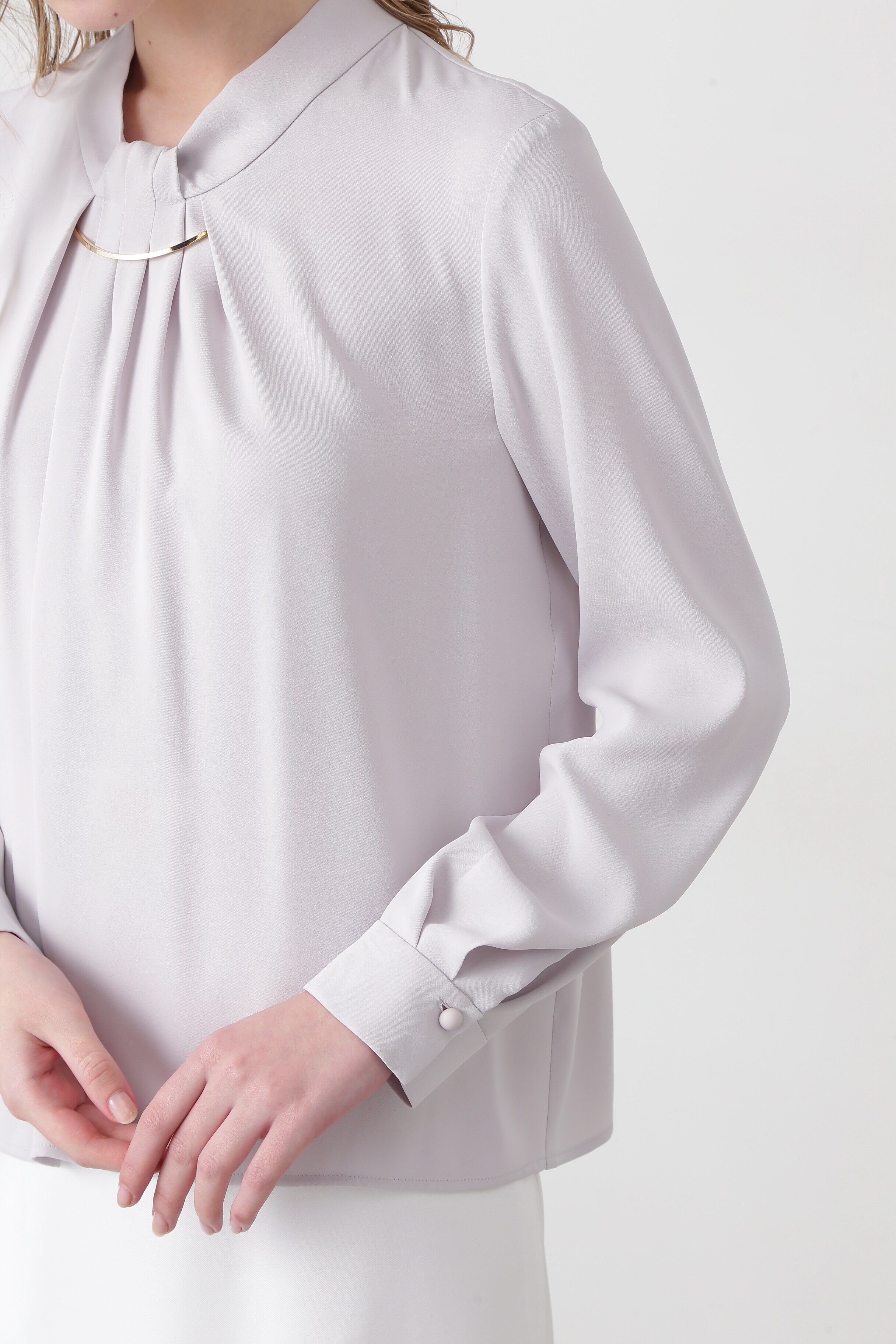  「◆メタルバータックブラウス」|シャツ・ブラウス|