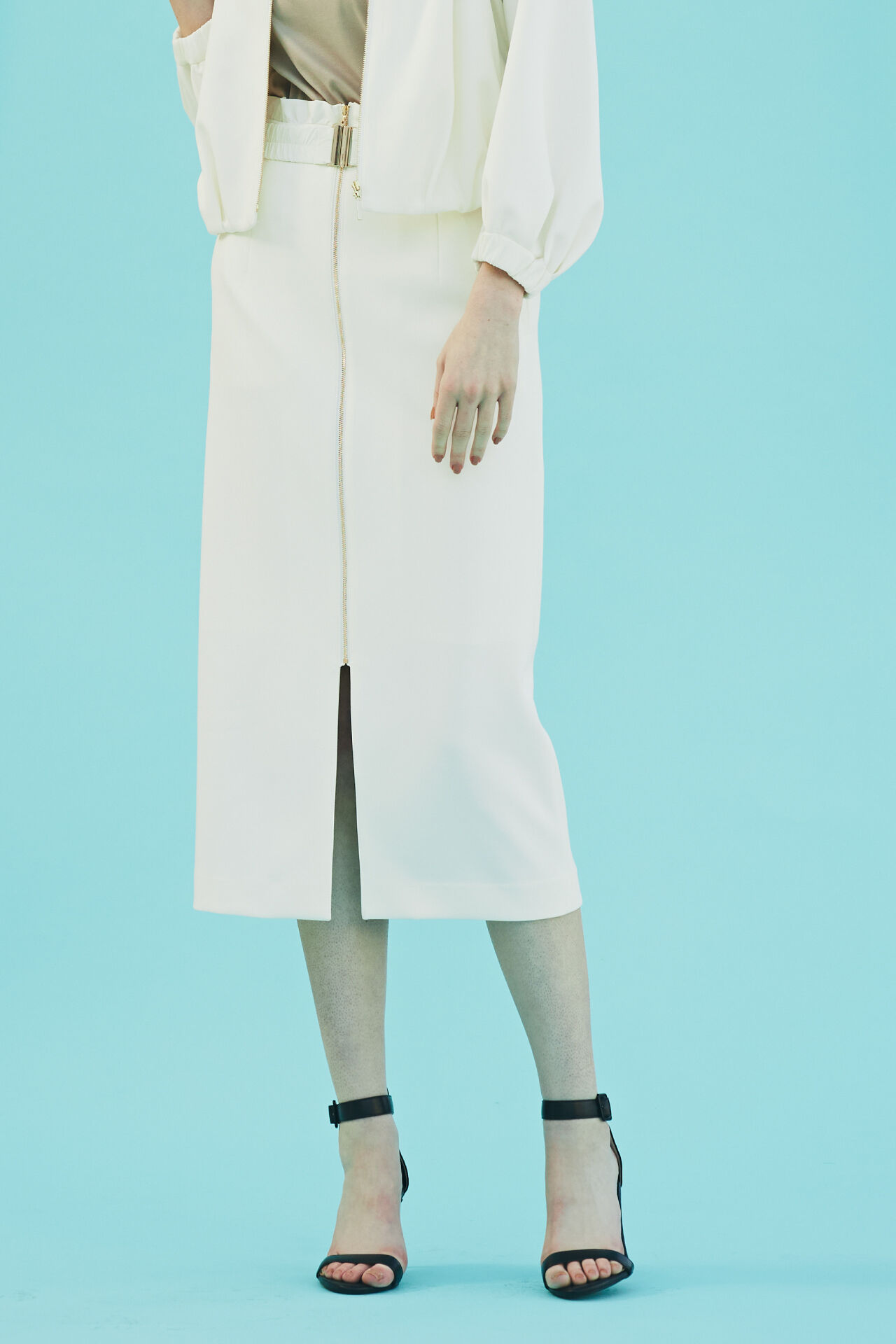  「◆フロントジップダンボールスカート」|スカート|