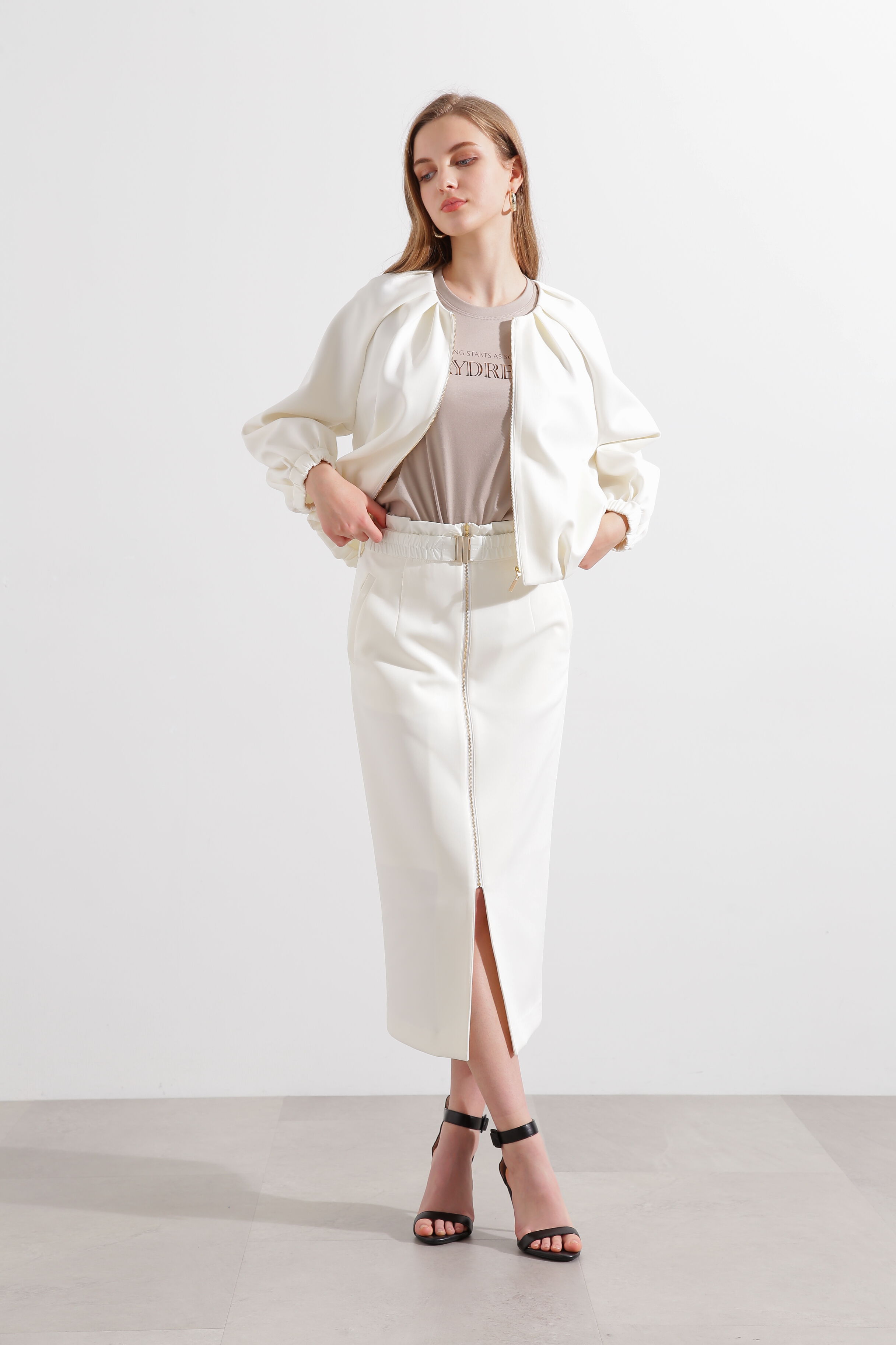  「◆フロントジップダンボールスカート」|スカート|