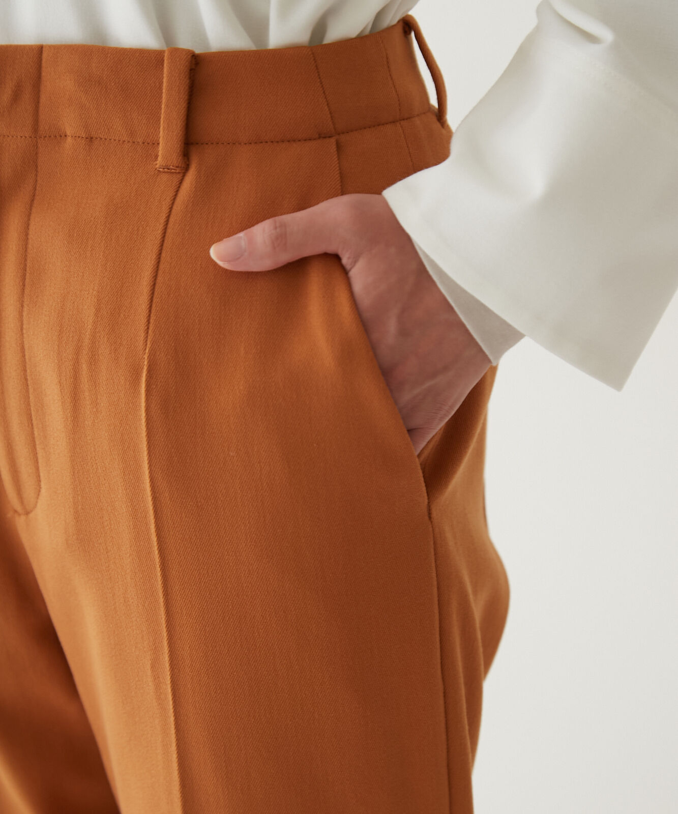  「◆ウールカラーテーパードパンツ」|その他|