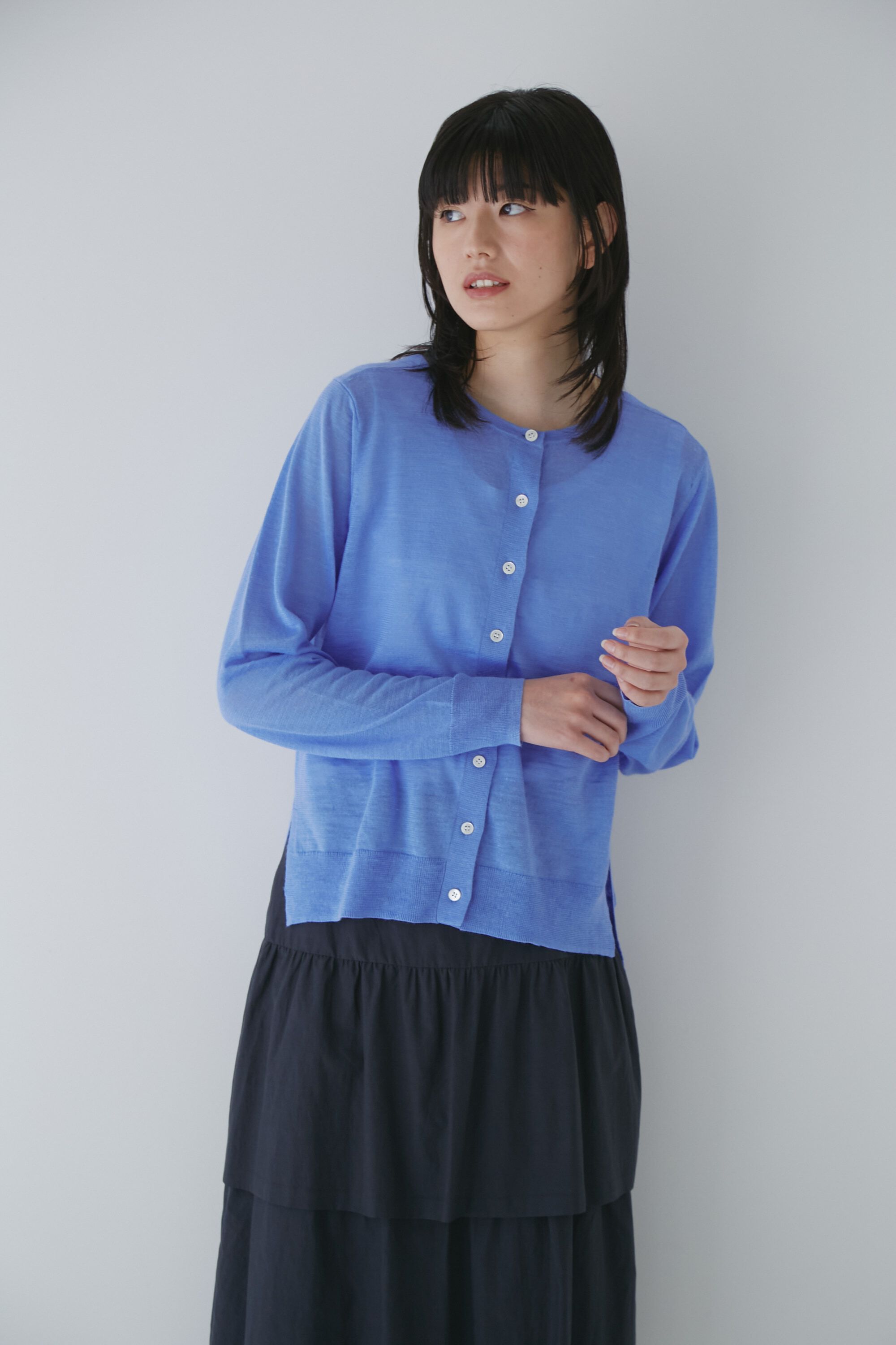  「◆ラミーハイゲージカーディガン」|ニット・セーター|