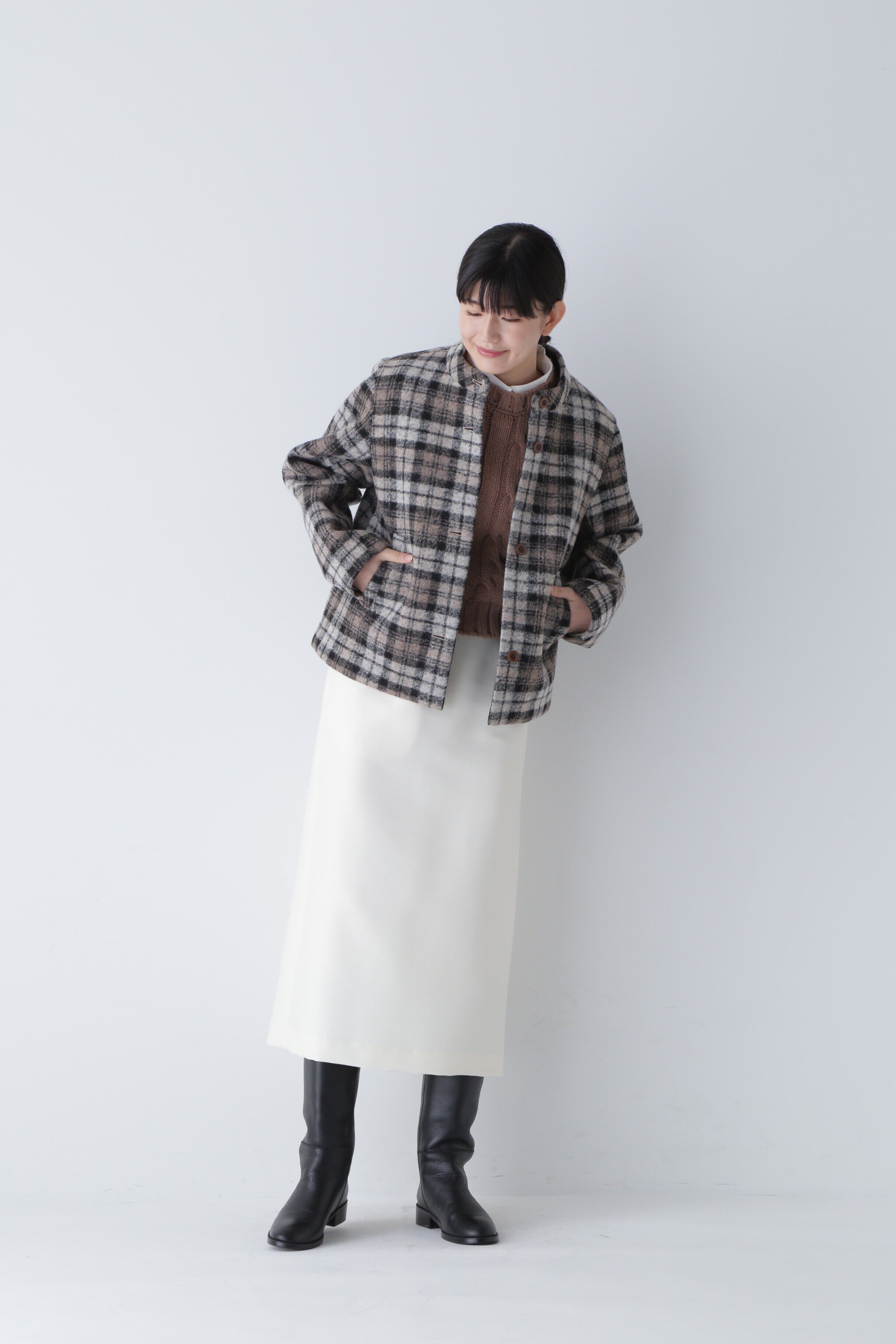  「◆スライバーボンディングショートブルゾン」|ブルゾン・スタジャン|