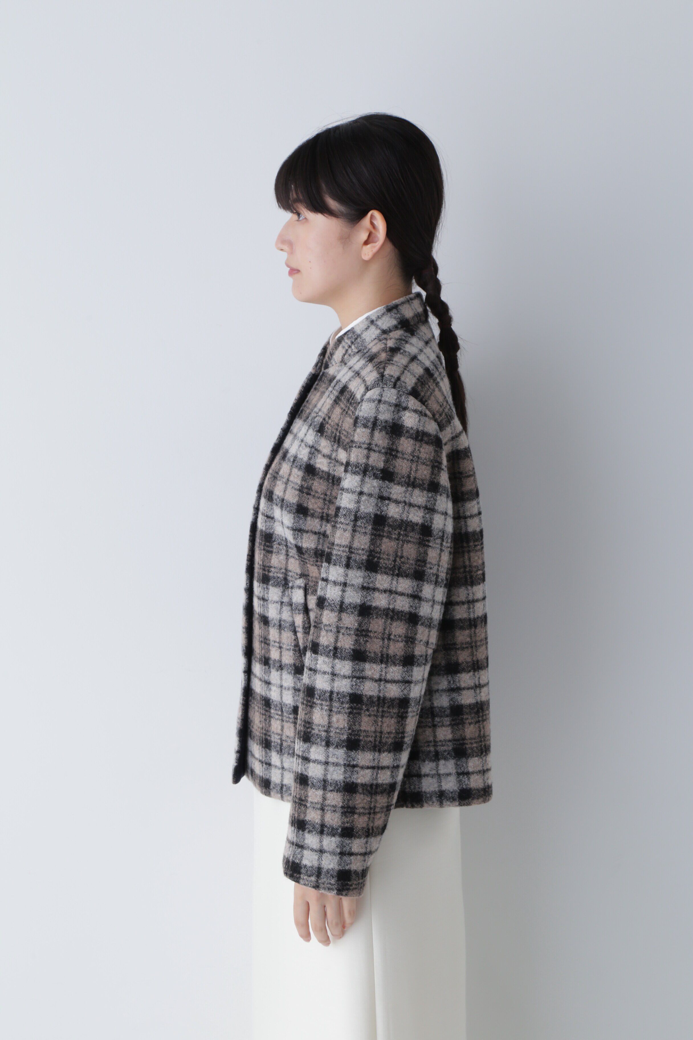  「◆スライバーボンディングショートブルゾン」|ブルゾン・スタジャン|