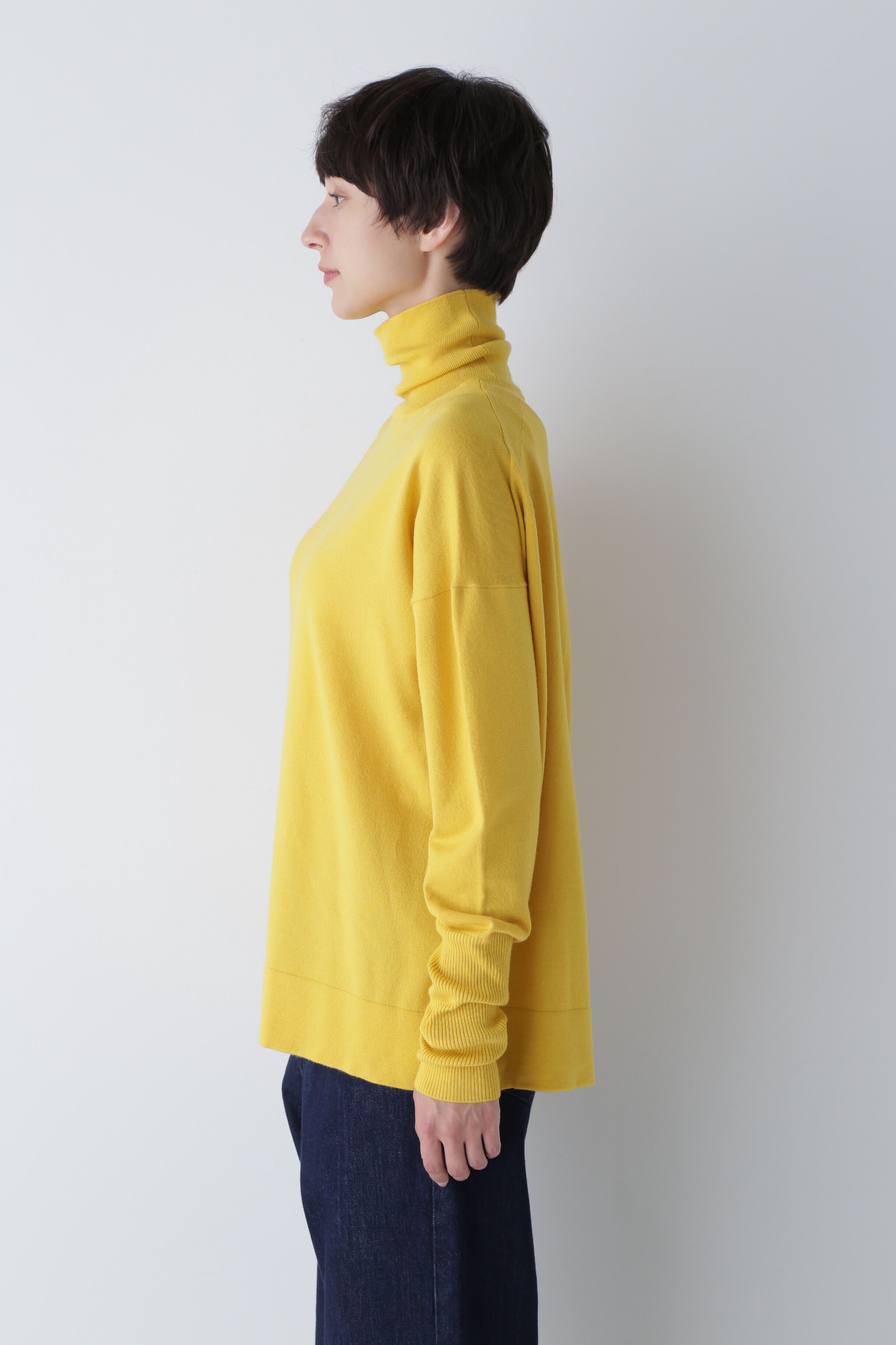  「◆ハイゲージプレーティングタートルネックニット」|ニット・セーター|