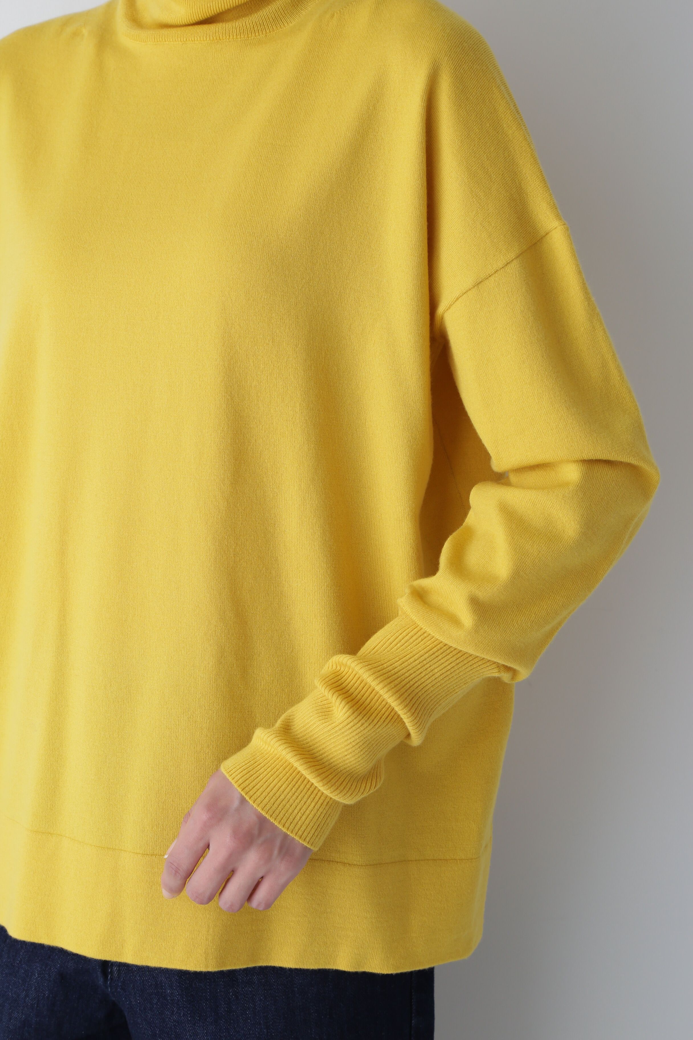  「◆ハイゲージプレーティングタートルネックニット」|ニット・セーター|