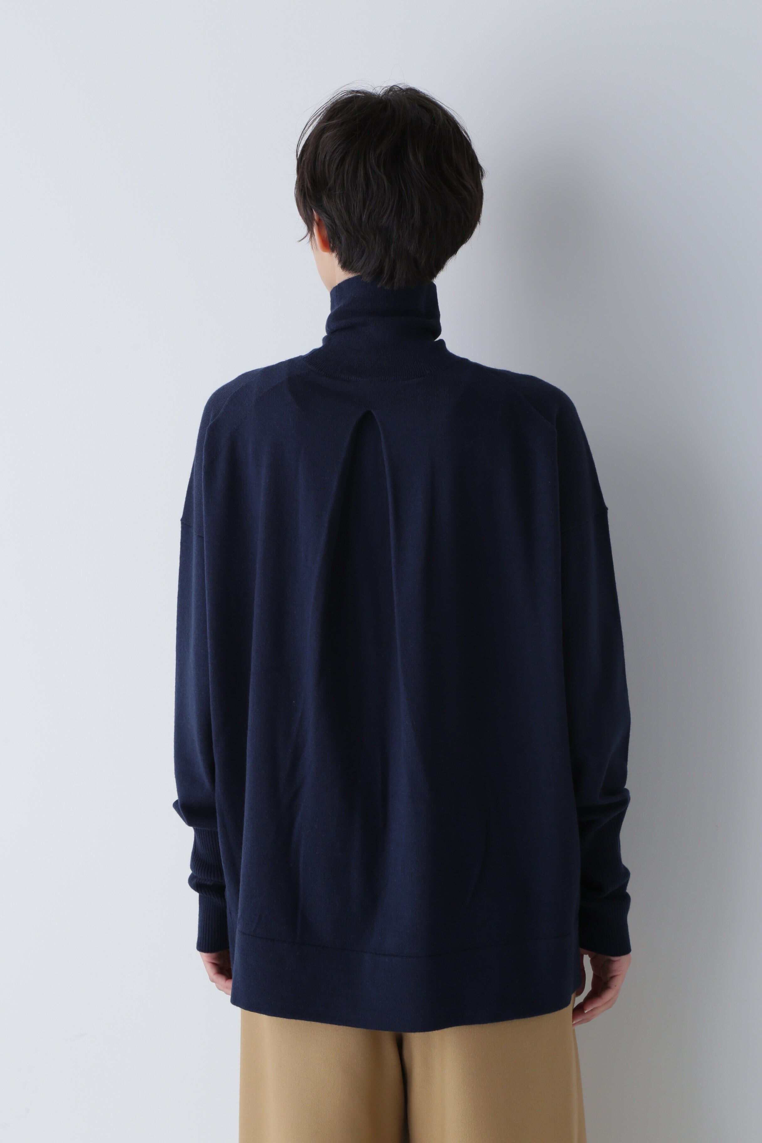  「◆ハイゲージプレーティングタートルネックニット」|ニット・セーター|