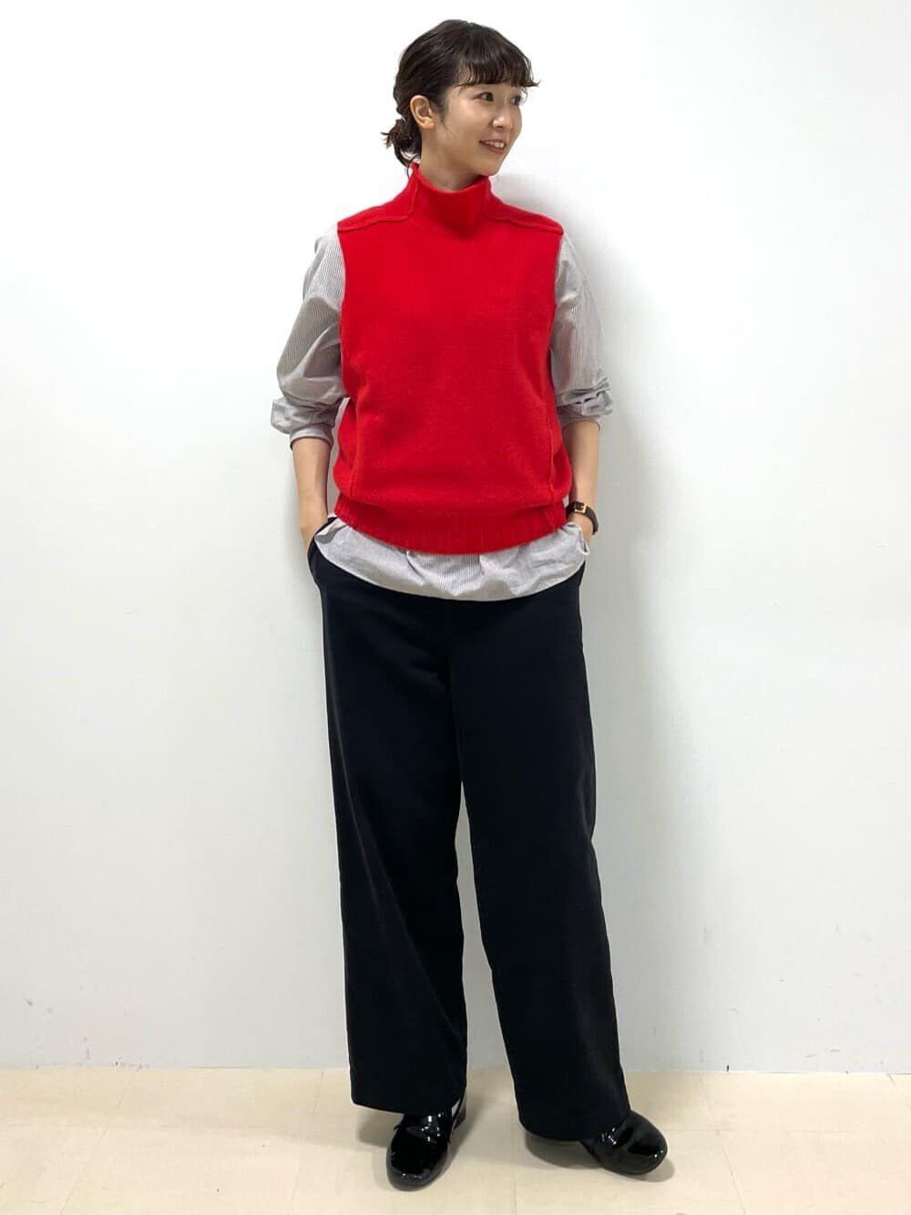  「◆ストライプボウタイブラウス」|シャツ・ブラウス|