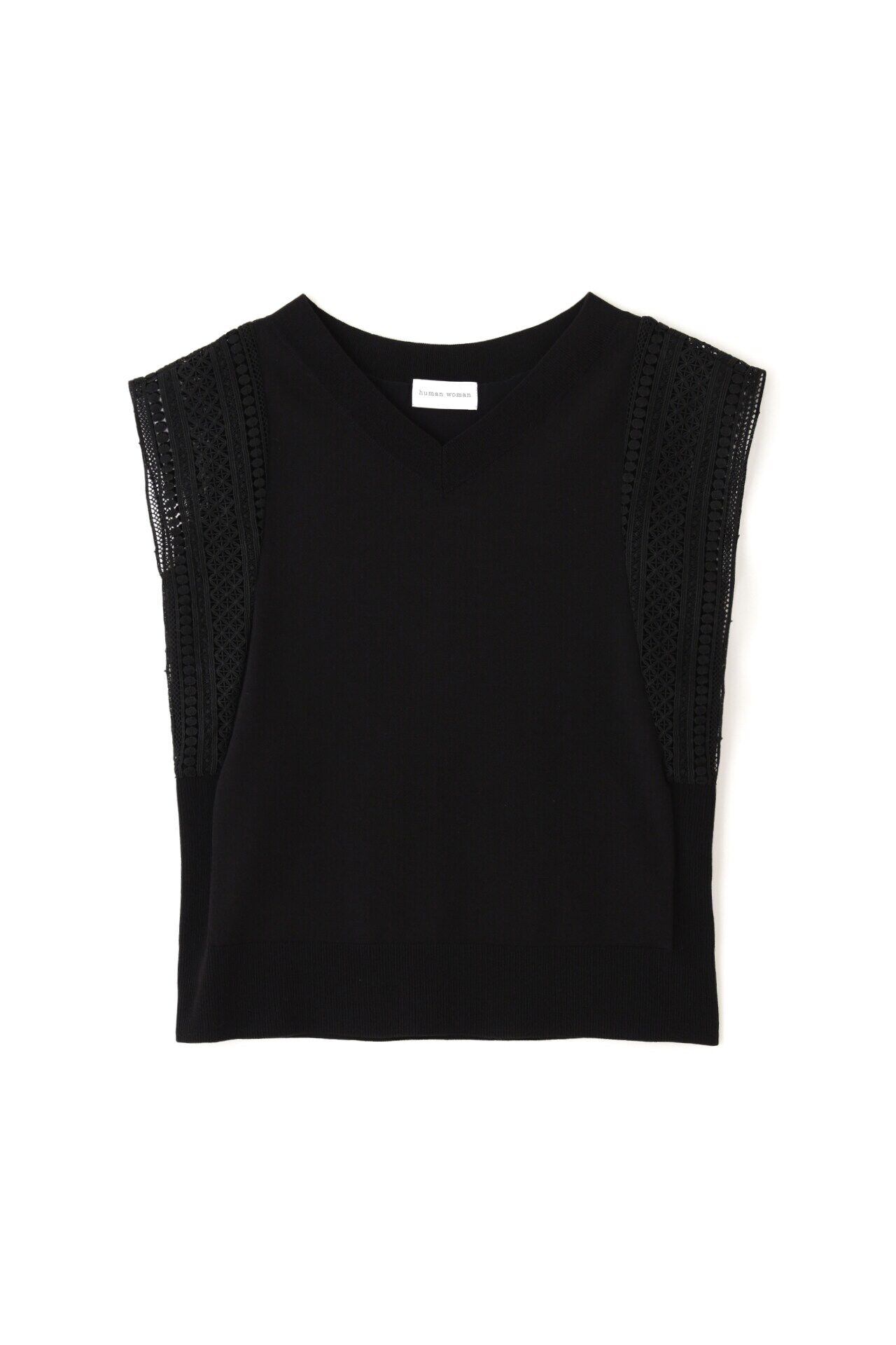  「◆レースドッキングニットトップス」|ニット・セーター|