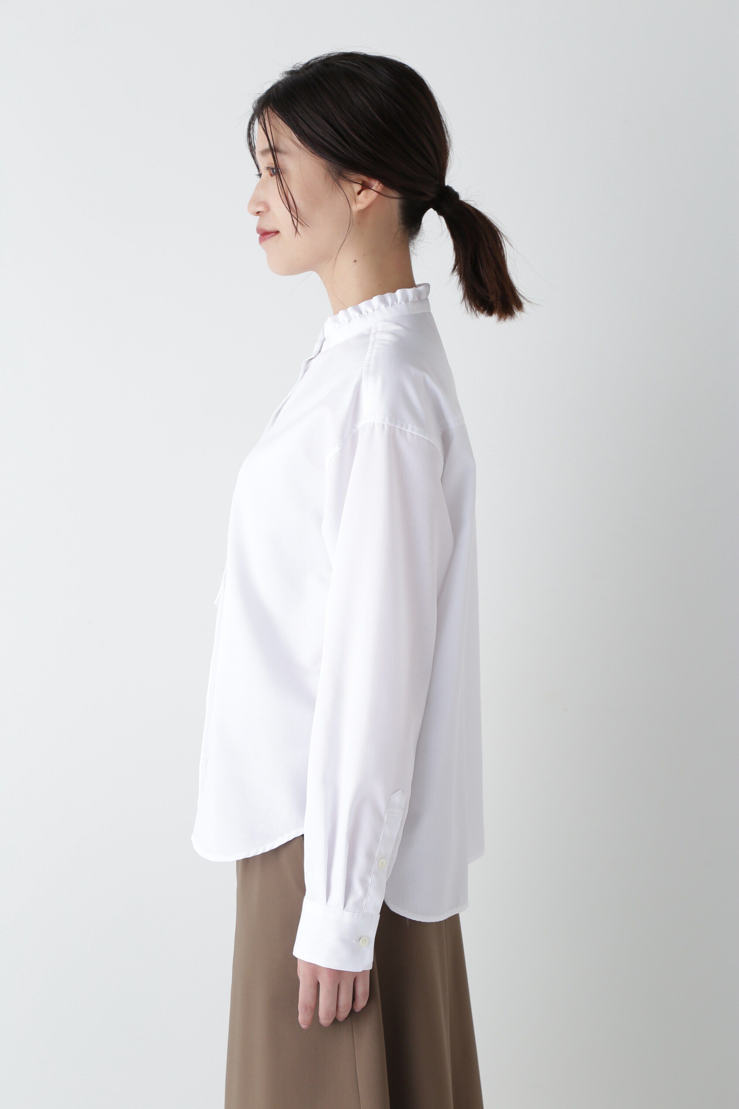  「◆スタンドフリルブラウス」|シャツ・ブラウス|