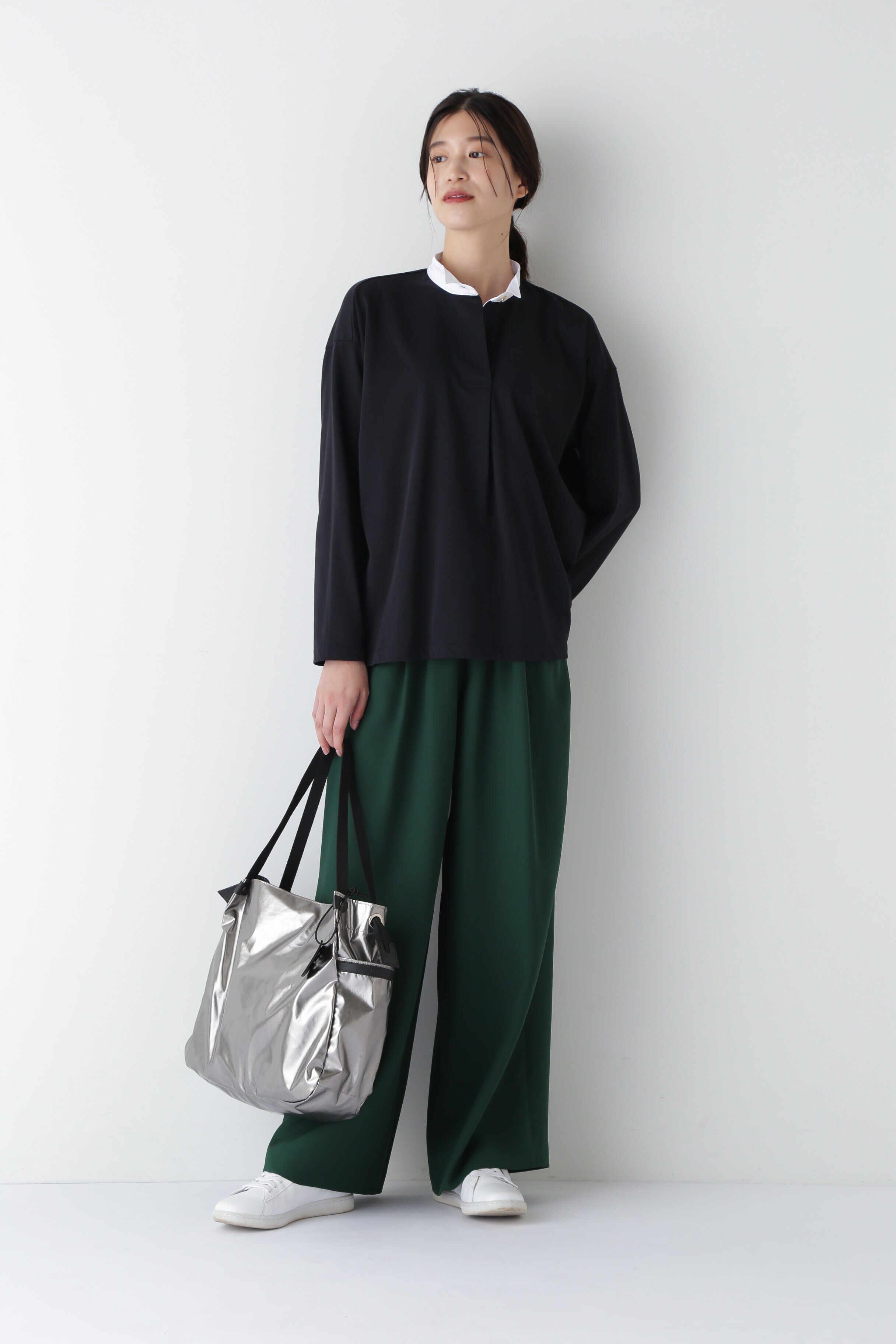  「◆布帛ドッキングプルオーバー」|Tシャツ・カットソー|