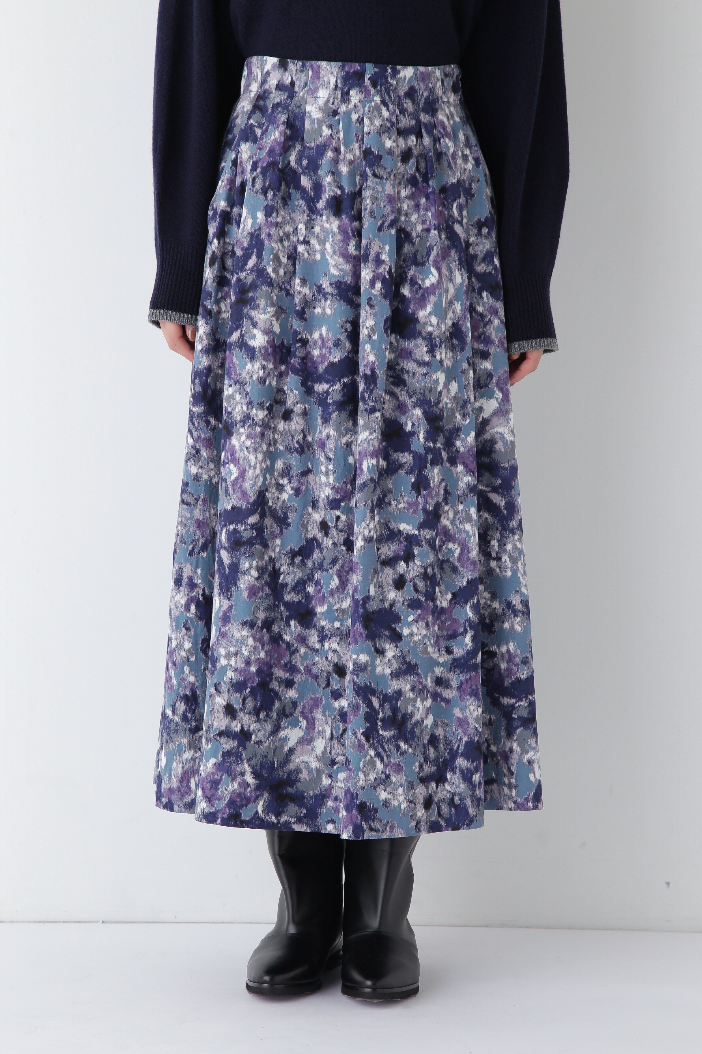  「◆セルロース／Ｃホグシ風ランダムタックスカート」|スカート|