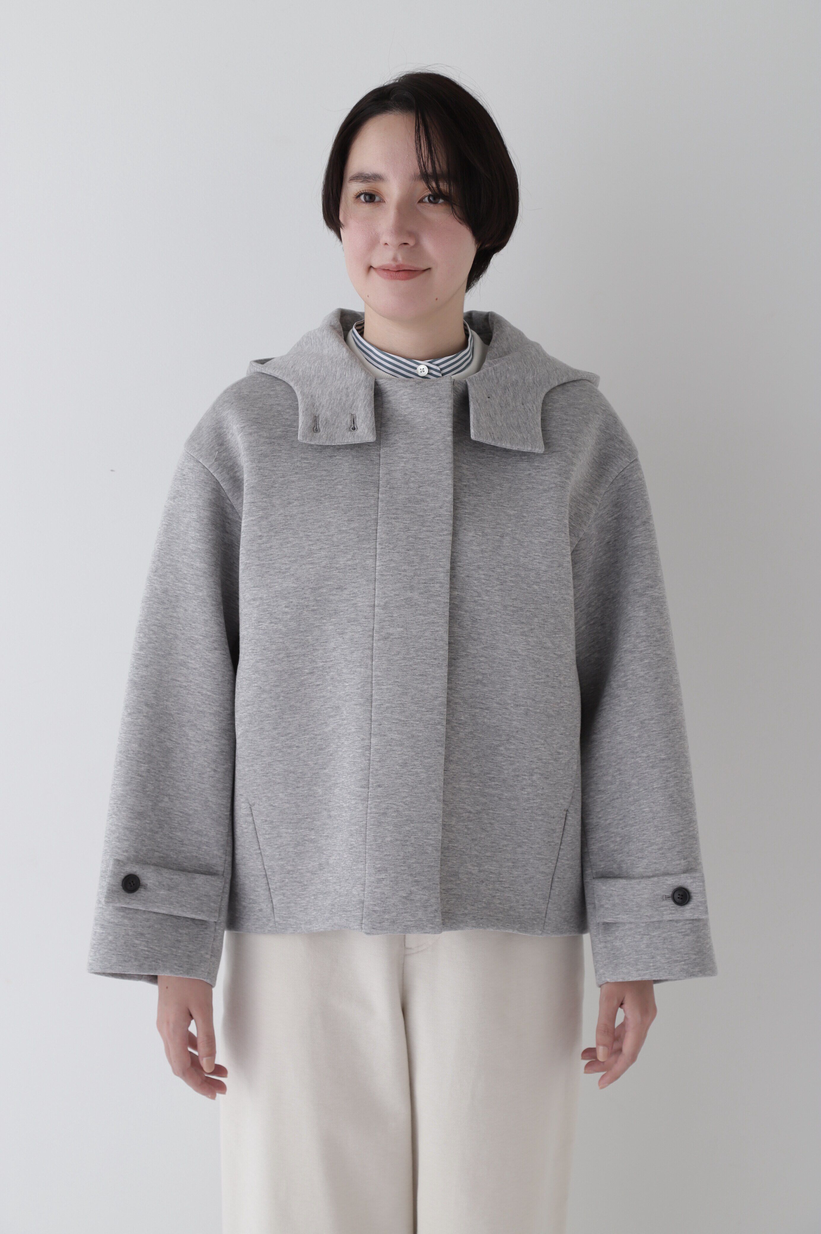  「◆ダンボールボンディングフーディーブルゾン」|ブルゾン・スタジャン|