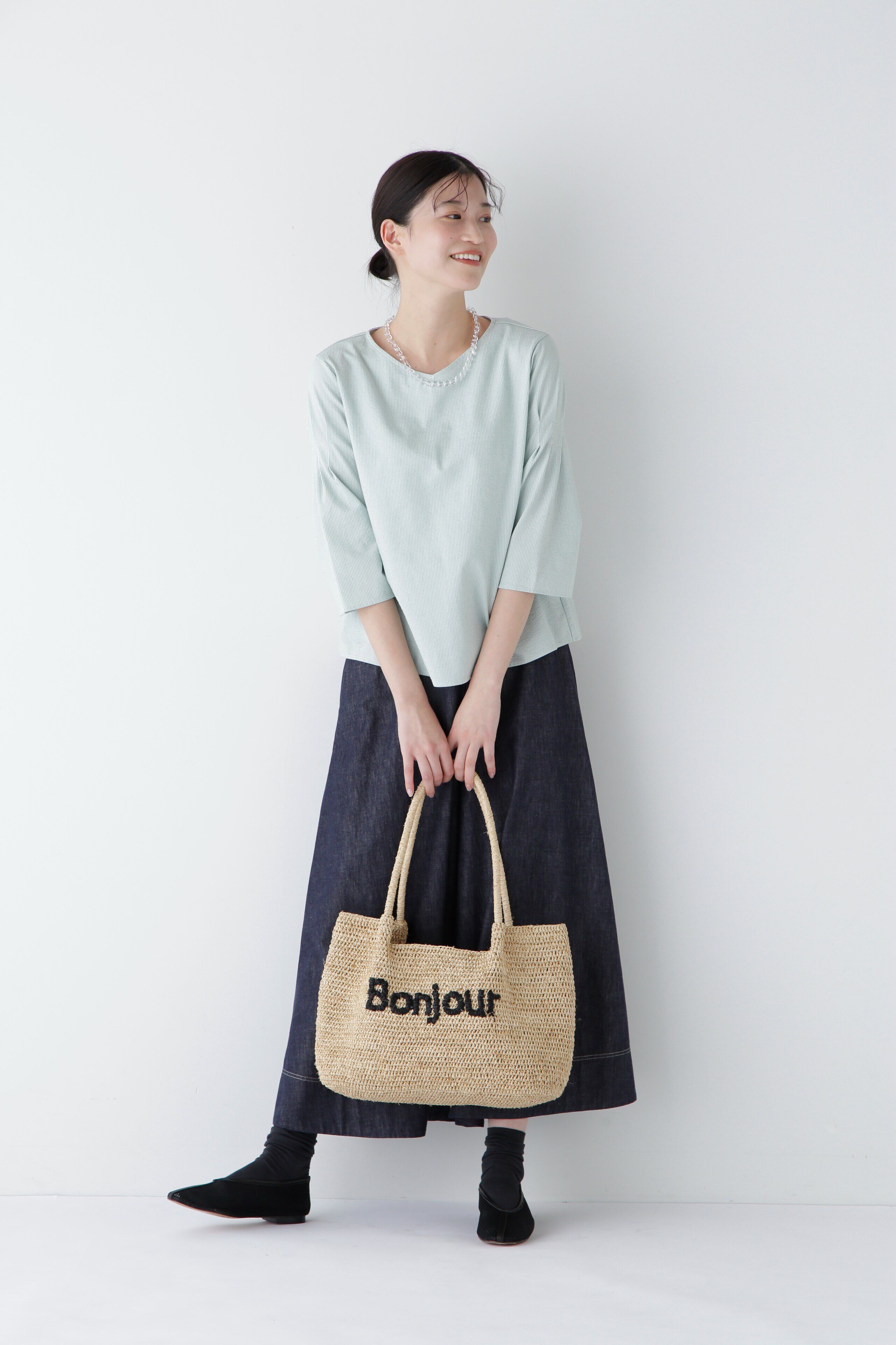  「◆Bonjourラフィアバッグ」|その他|