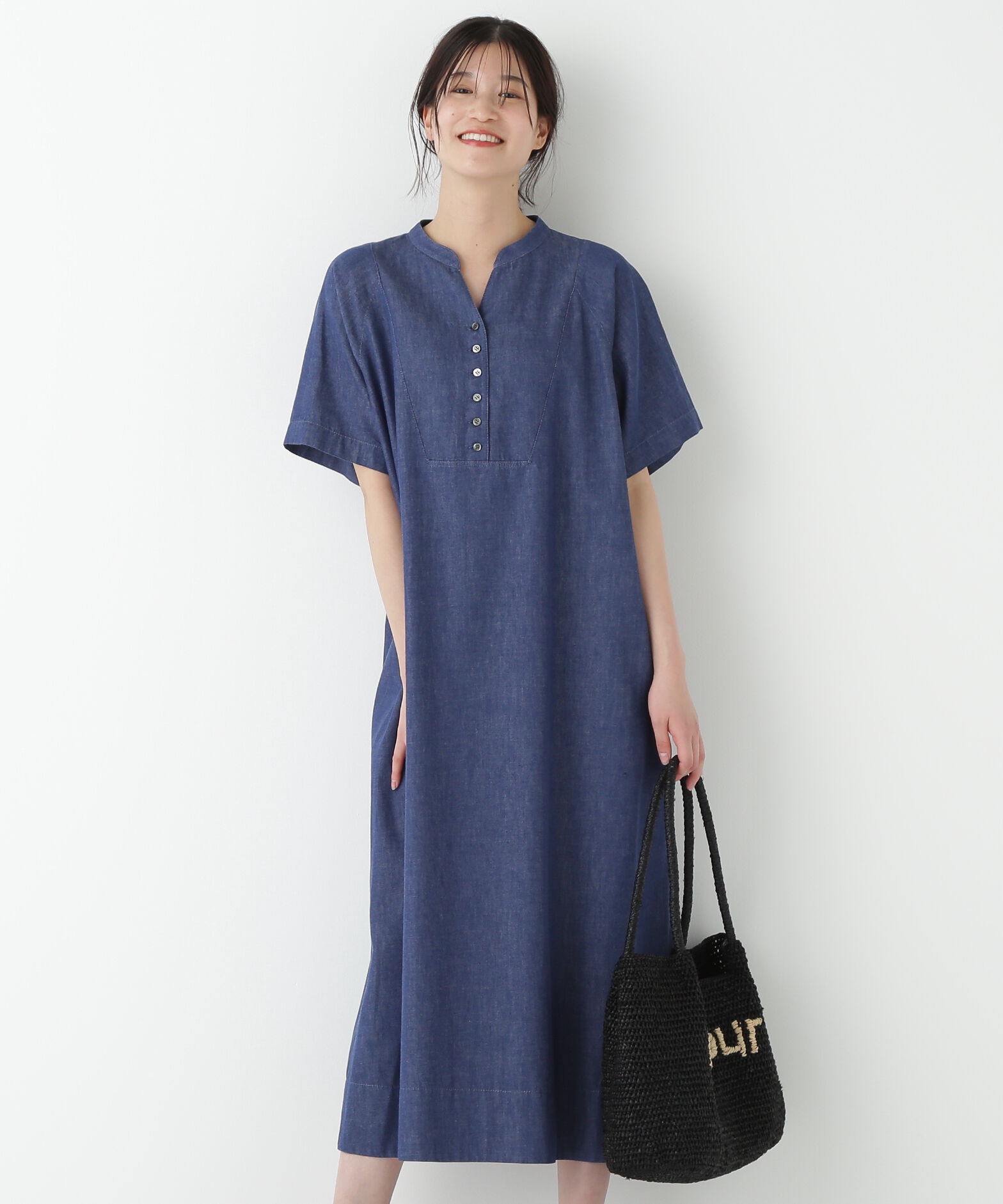  「◆ライトオンスデニムワンピース」|ワンピース|ブルー