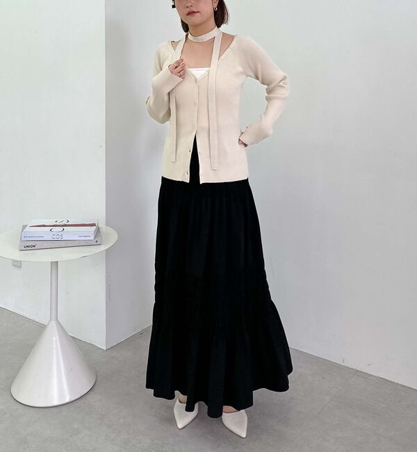 archives「コットンライクシャーリングティアードスカート」|スカート|